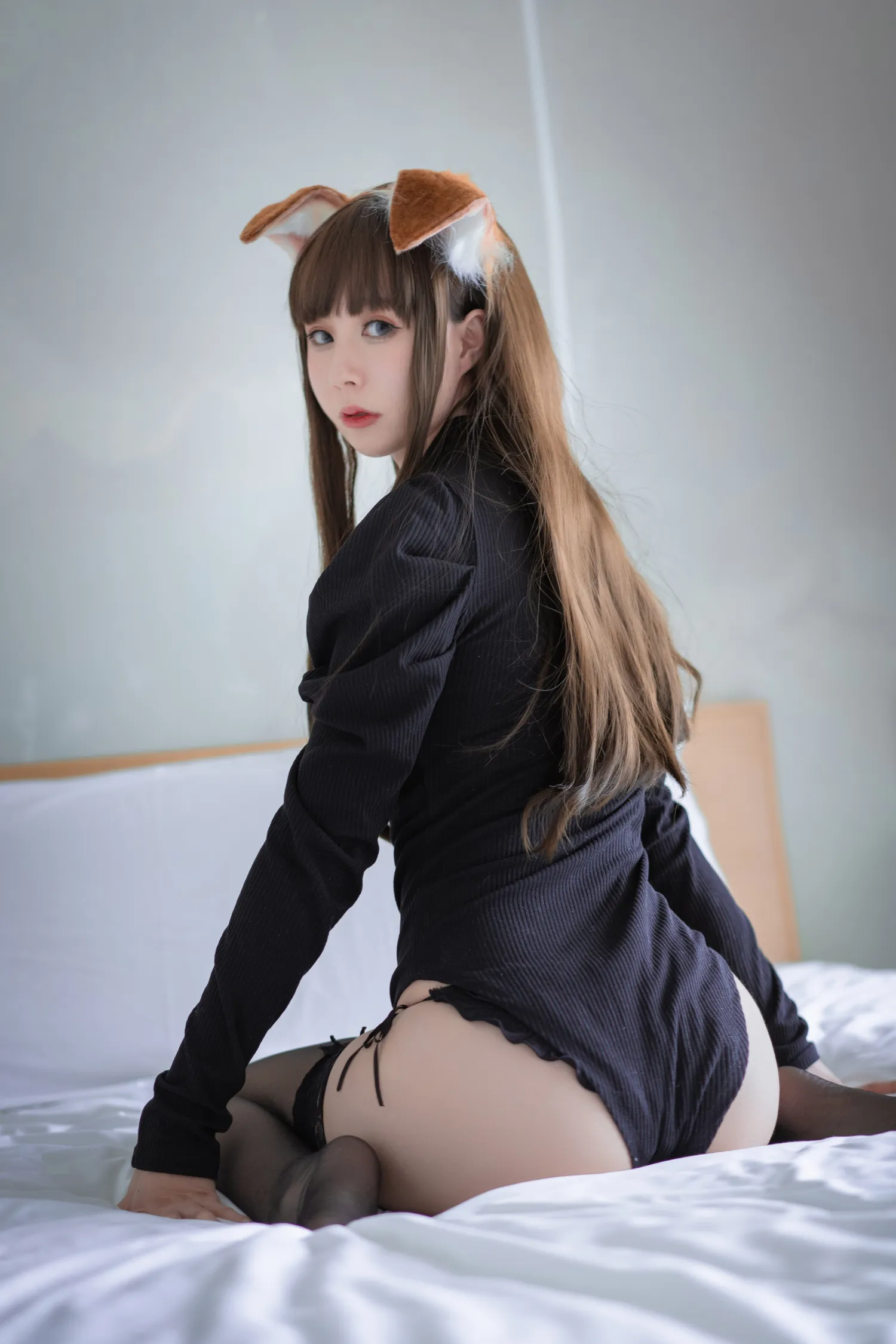西园寺南歌 NO.007 折耳犬黑色连体衣 NO.0000