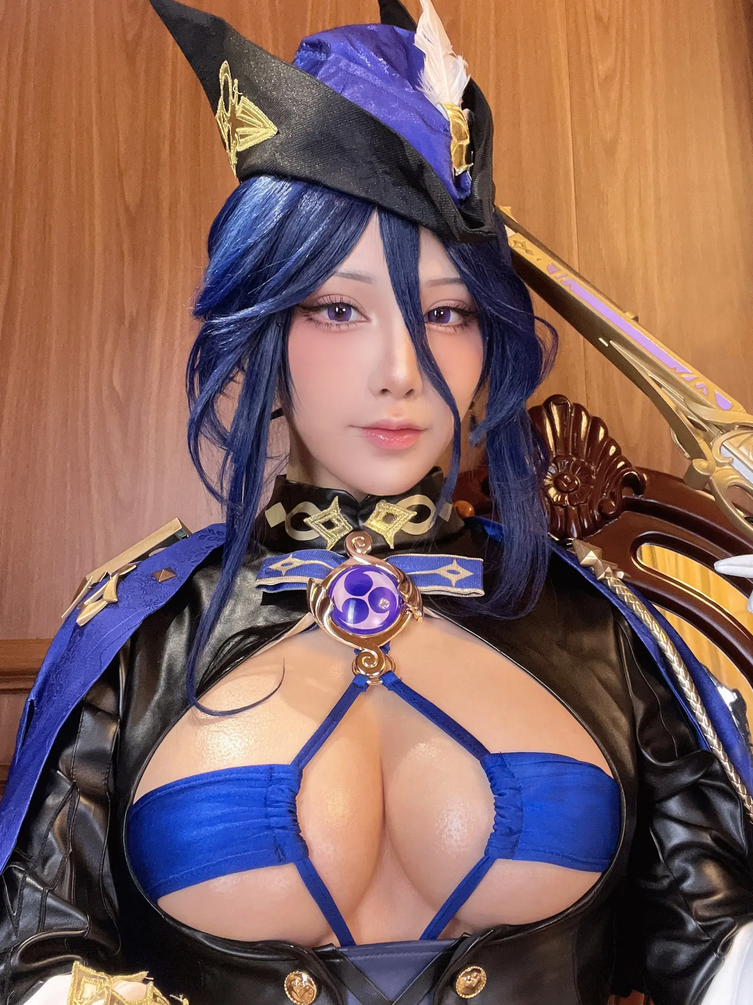 水淼Aqua NO.210 Nikke胜利女神 梅登：冰蔷薇 自拍 NO.0000