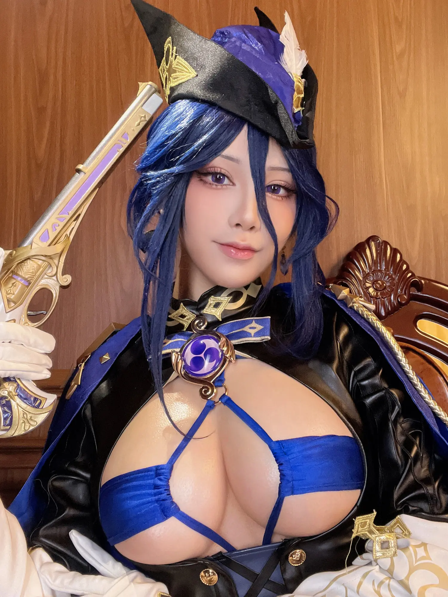 水淼Aqua NO.210 Nikke胜利女神 梅登：冰蔷薇 自拍 NO.0000