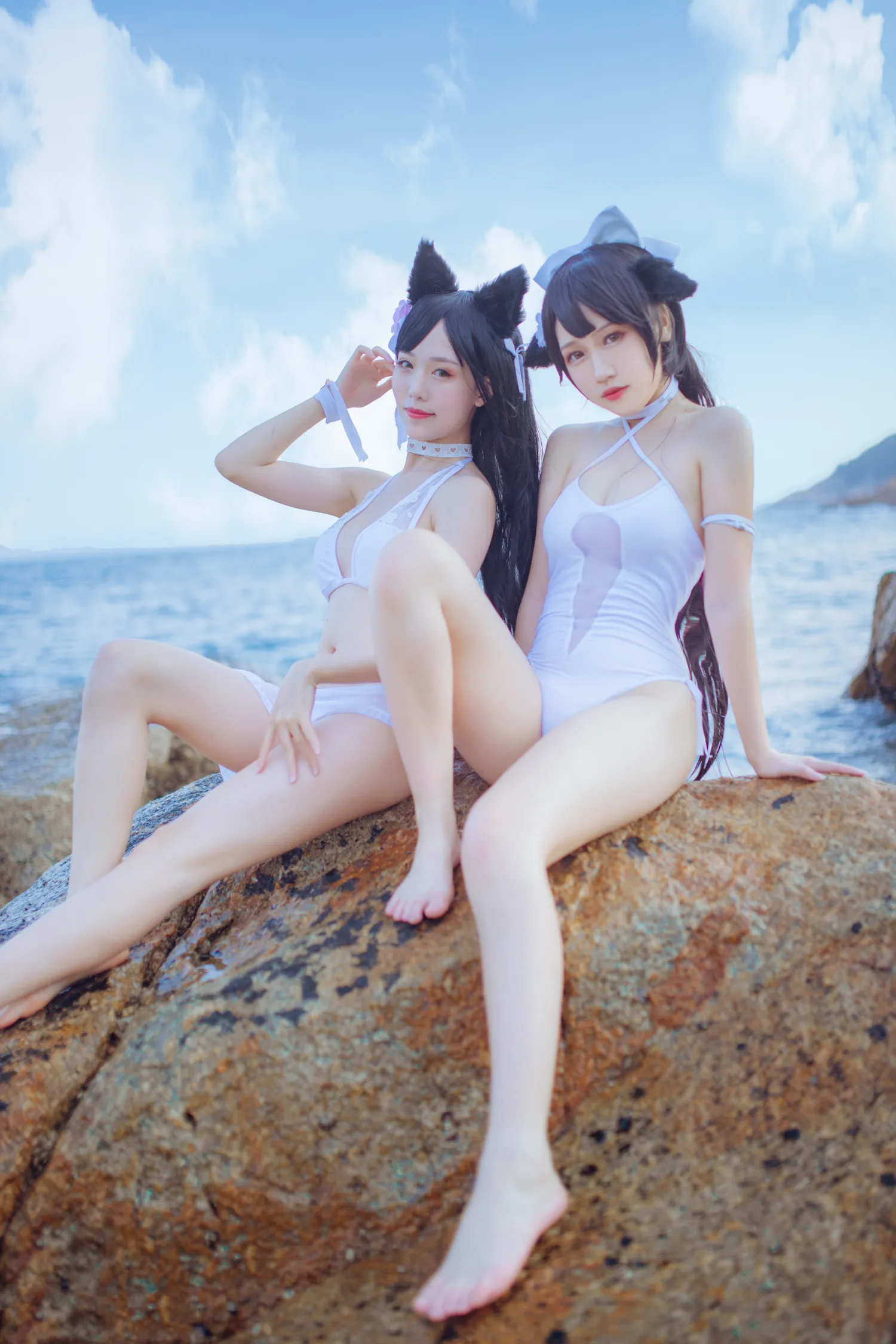 抖娘利世 NO.006 &不呆猫 獒犬海边泳装 NO.0000