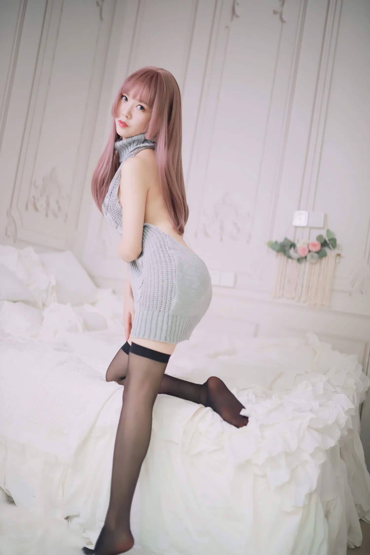抖娘利世 NO.043 露背毛衣 NO.0000