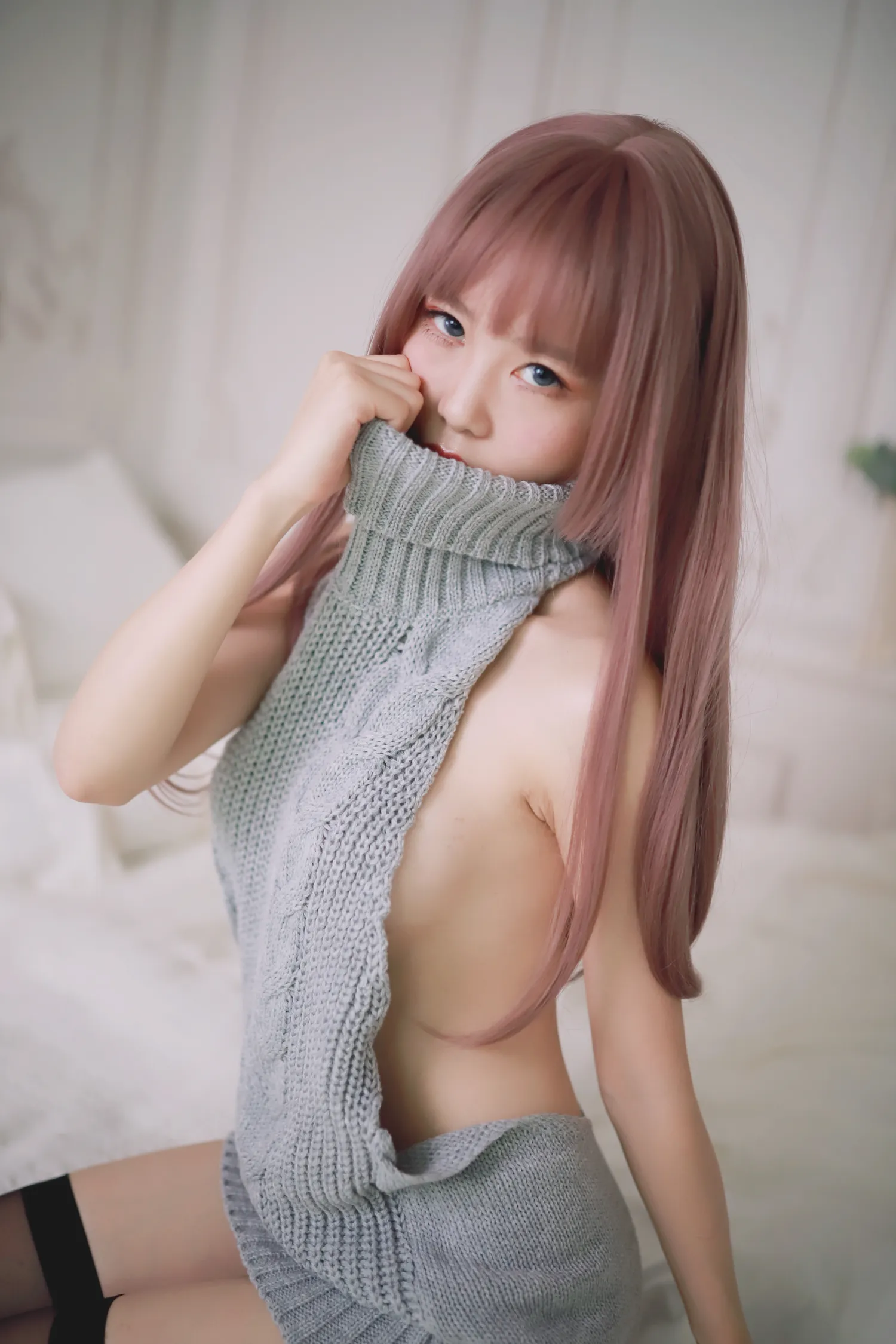 抖娘利世 NO.043 露背毛衣 NO.0000