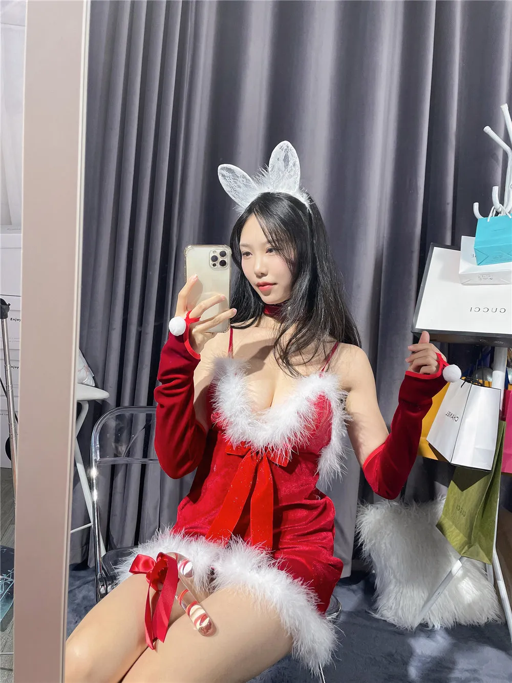 抖娘利世 NO.060 2021圣诞微密圈 NO.0000