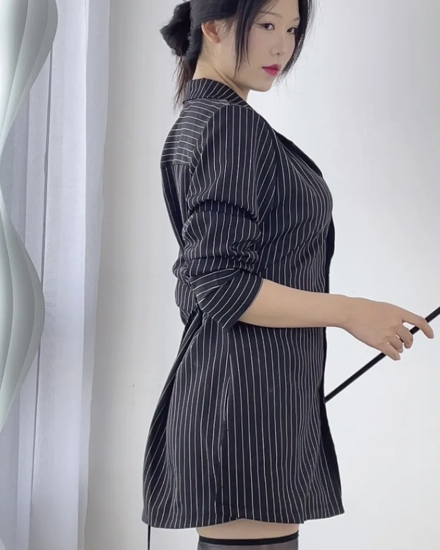 抖娘利世 NO.172 条纹衬衣 NO.0000