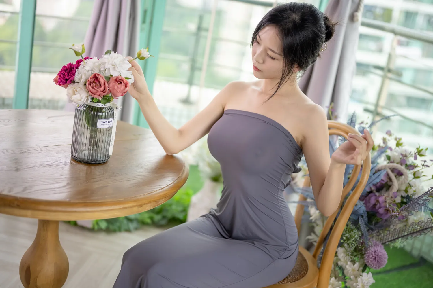 抖娘利世 NO.188 连体裙激凸骆驼趾 NO.0000