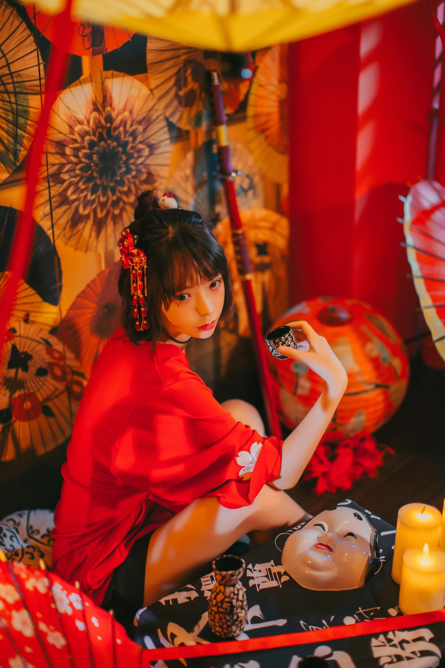疯猫ss NO.010 红色羽衣 NO.0000