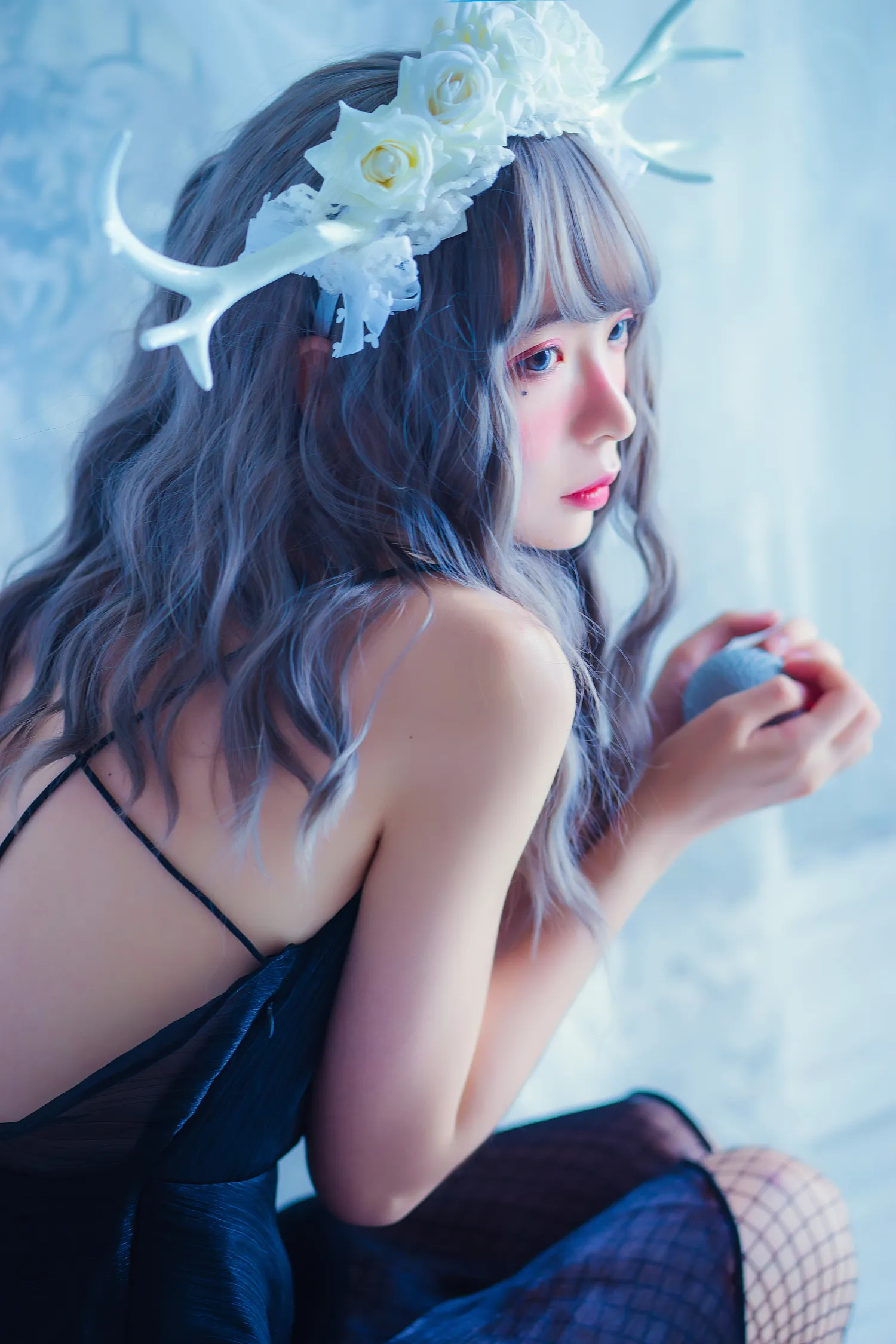 疯猫ss NO.052 黑裙网袜 NO.0000
