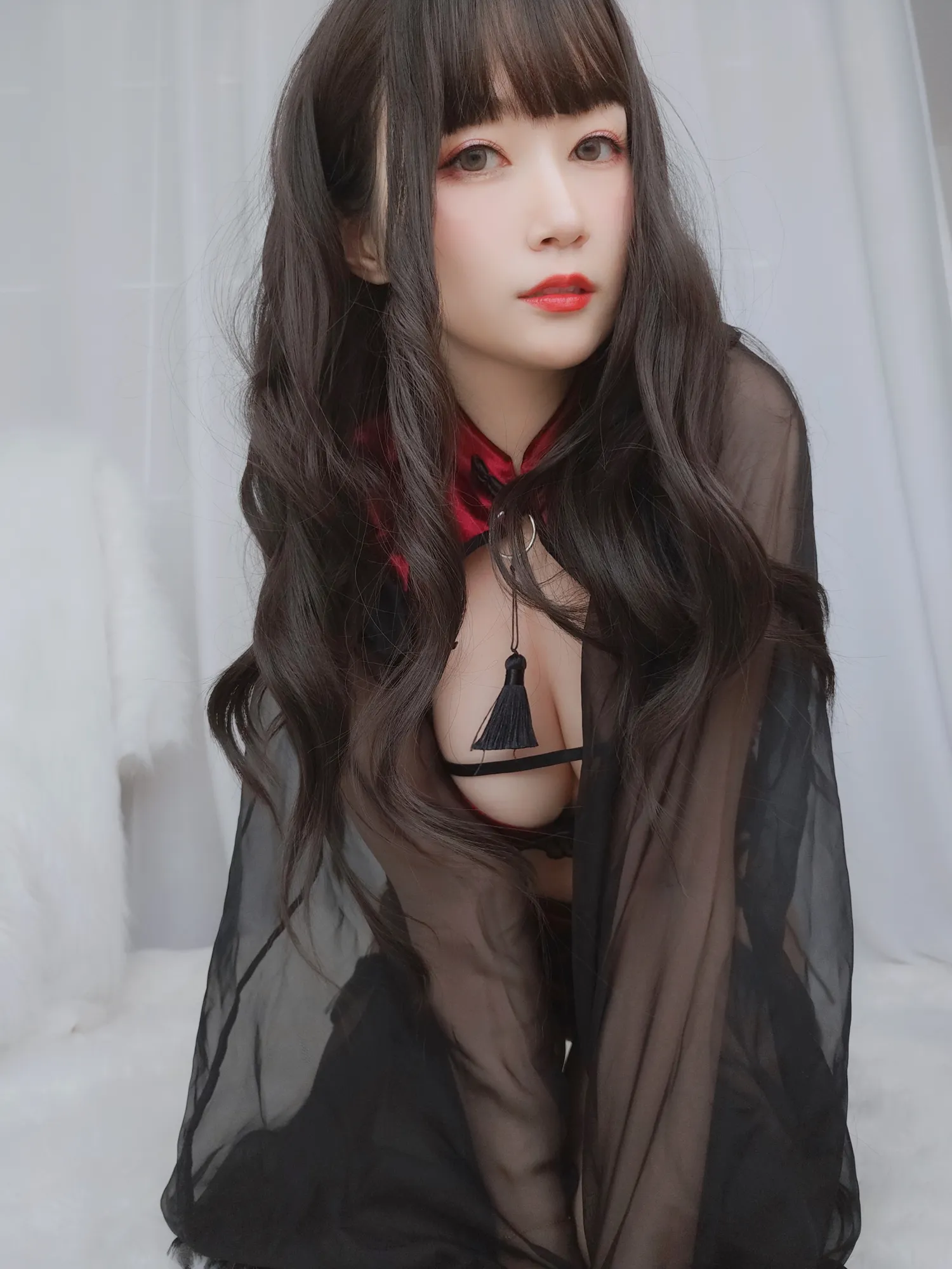 白银81 NO.041 红丝绒旗袍 NO.0000