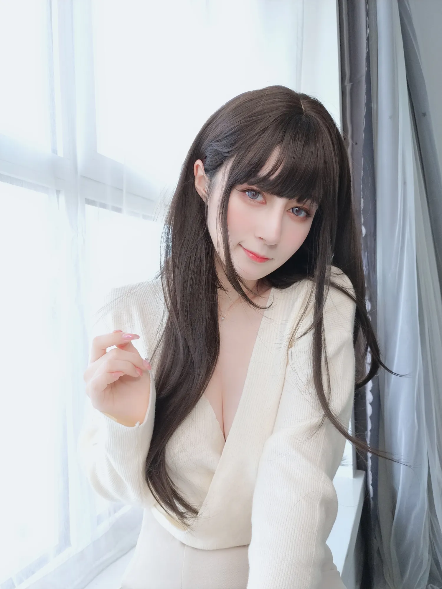 白银 NO.092_010 きょうの着物はえりがちょっと大きい NO.0000