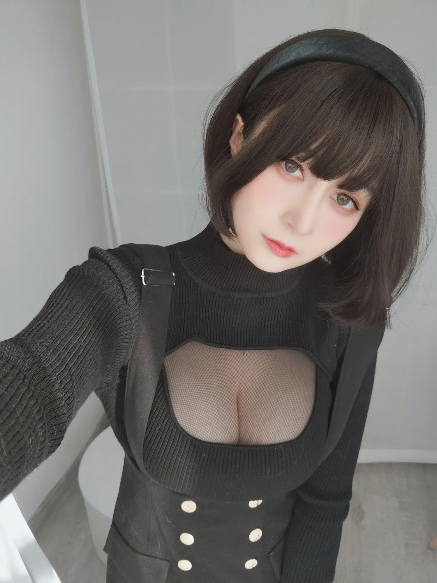 白银 NO.096_017 高叉黒連体衣 NO.0000