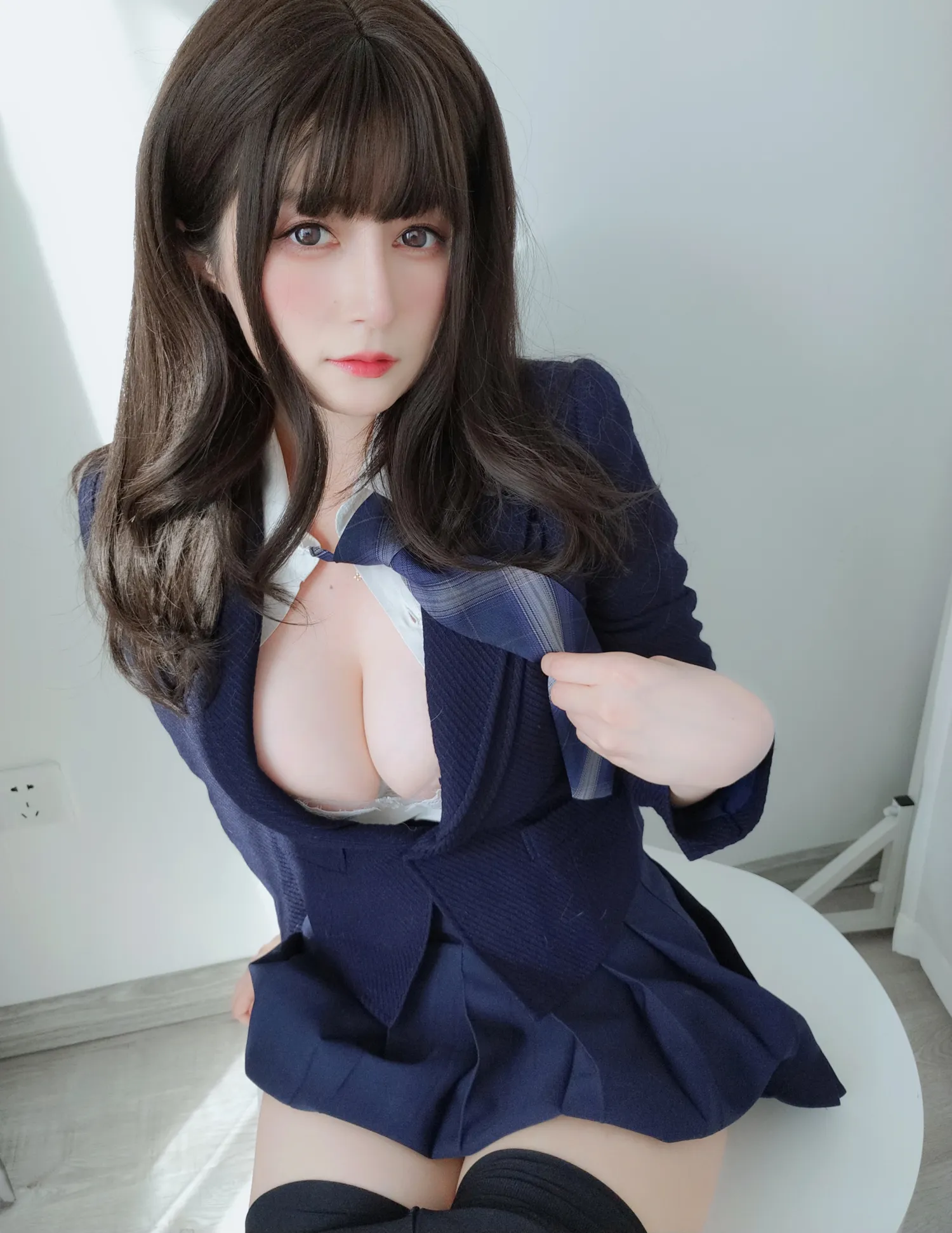 白银 NO.099_019 厚长筒袜下的裤子 NO.0000