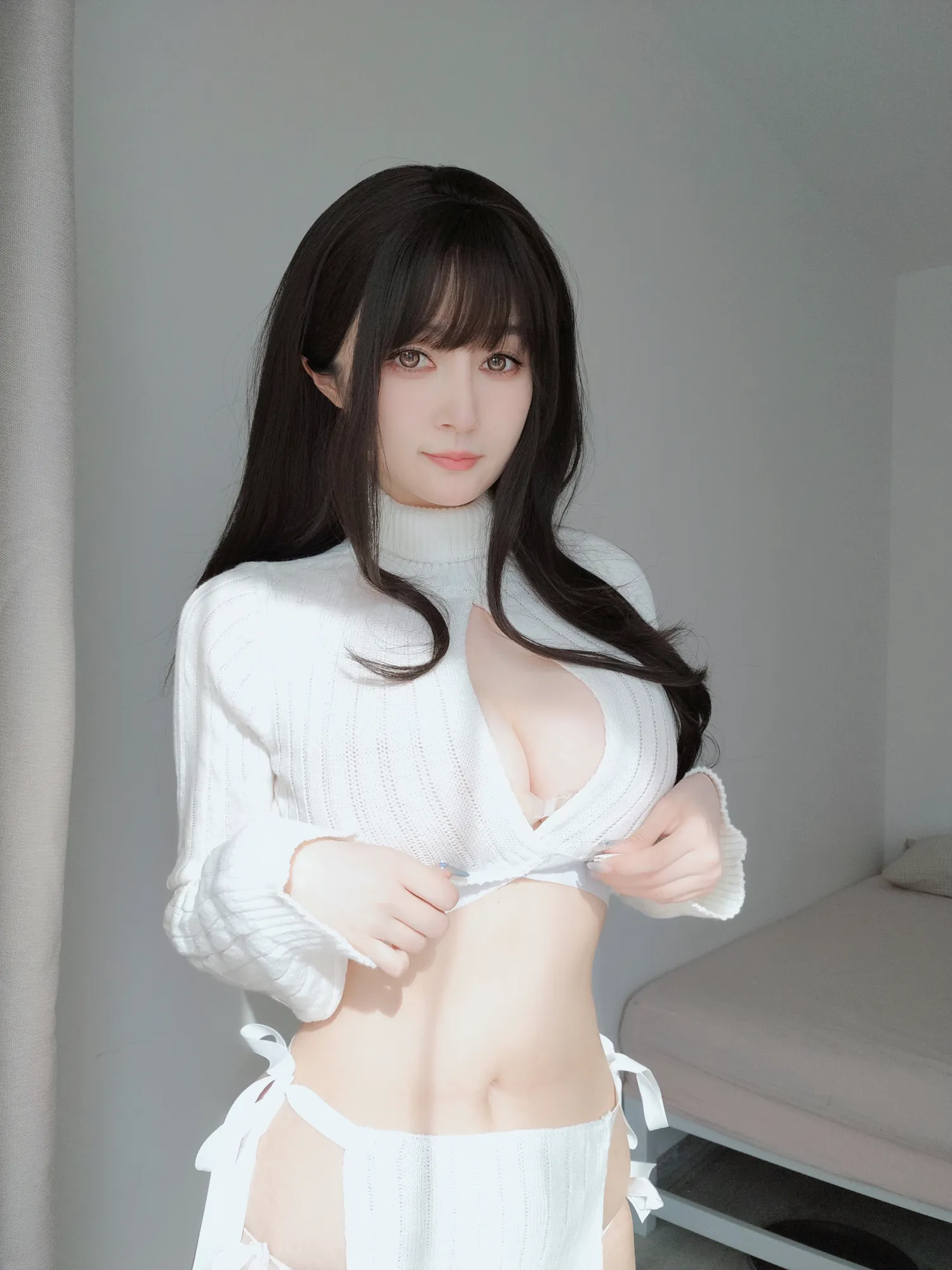 白银 NO.111_001 白いセーター NO.0000