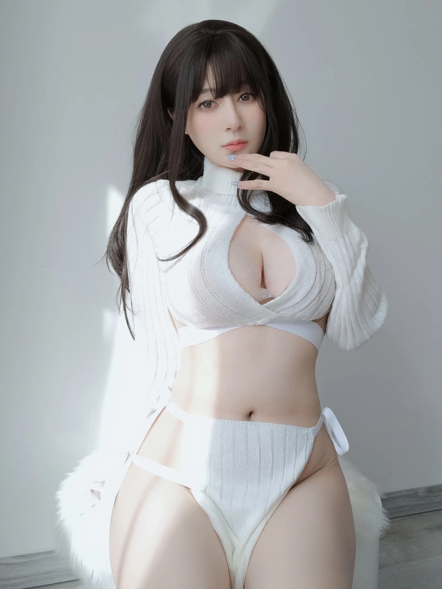 白银 NO.114_001 白いセーター NO.0000