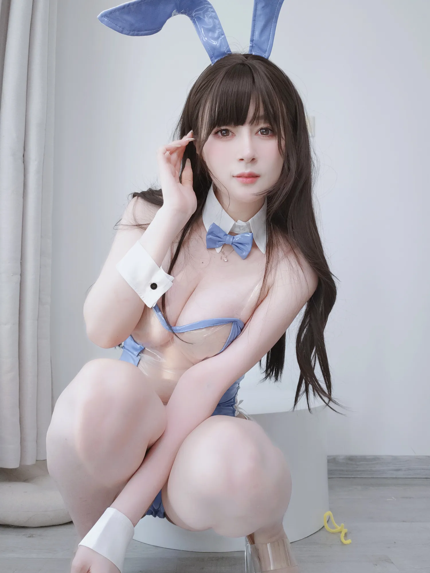 白银 NO.141_001 透明ウサギガール9 NO.0000