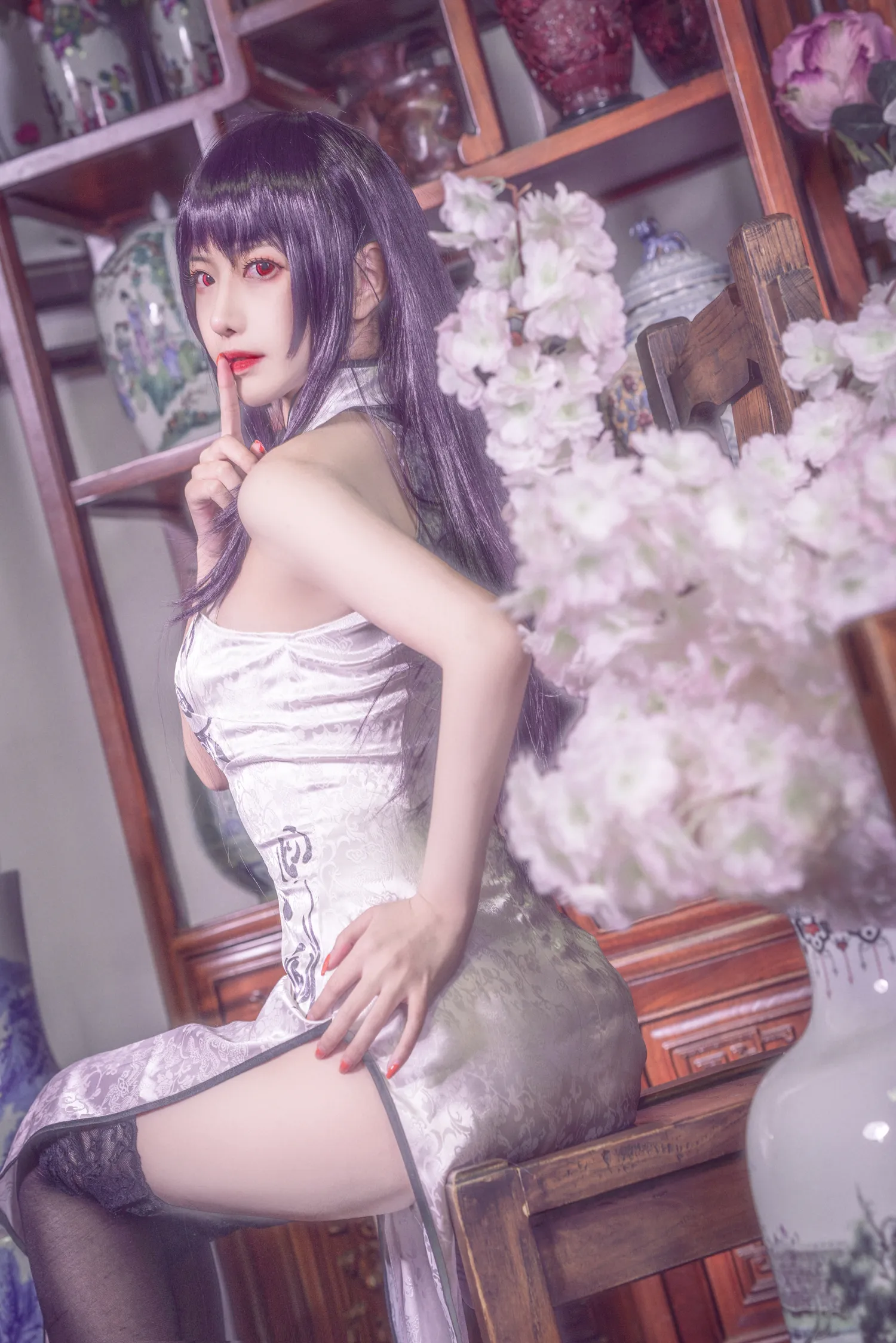 Shika小鹿鹿 NO.058 学姐旗袍 NO.0000