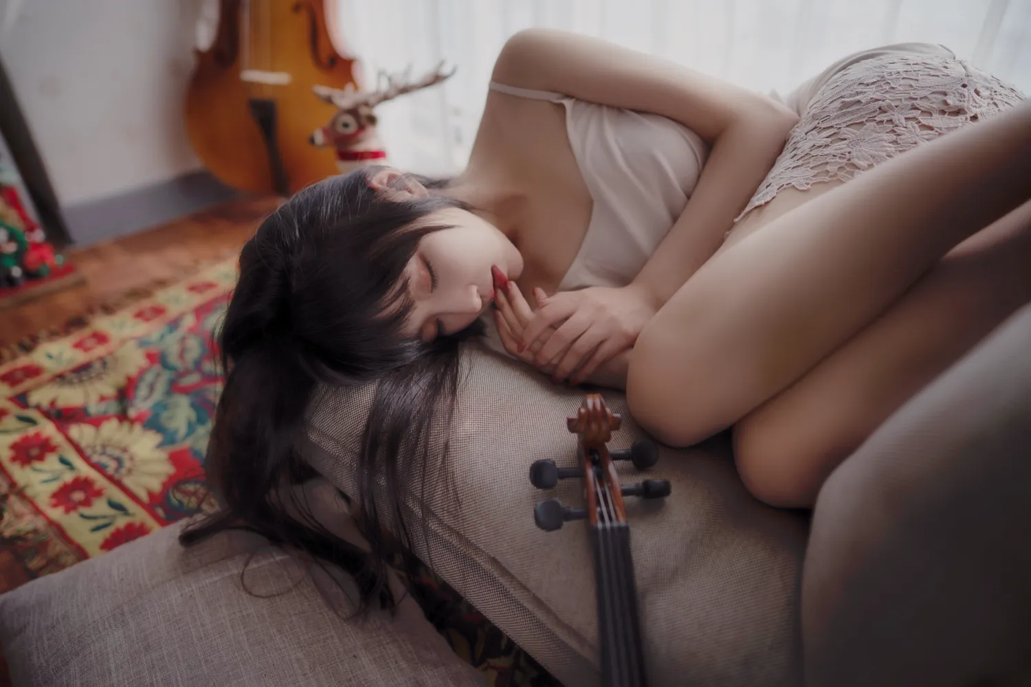 Shika小鹿鹿 NO.064 长发姑娘 NO.0000