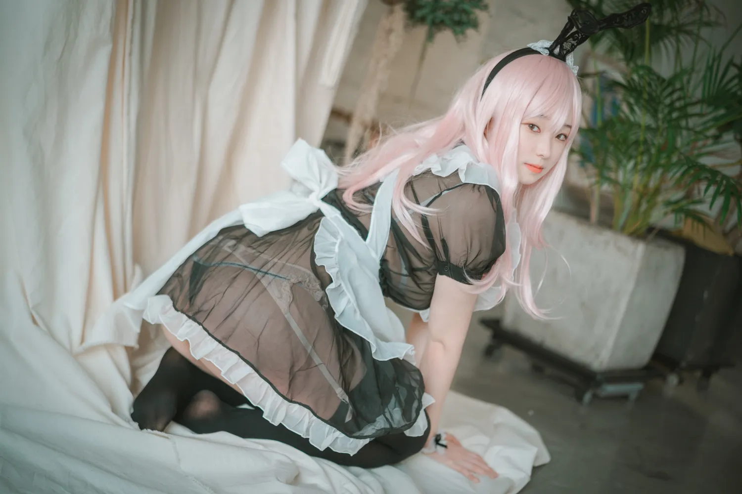 Bambi NO.065 [DJAWA] Sheer Bunny Maid NO.0000