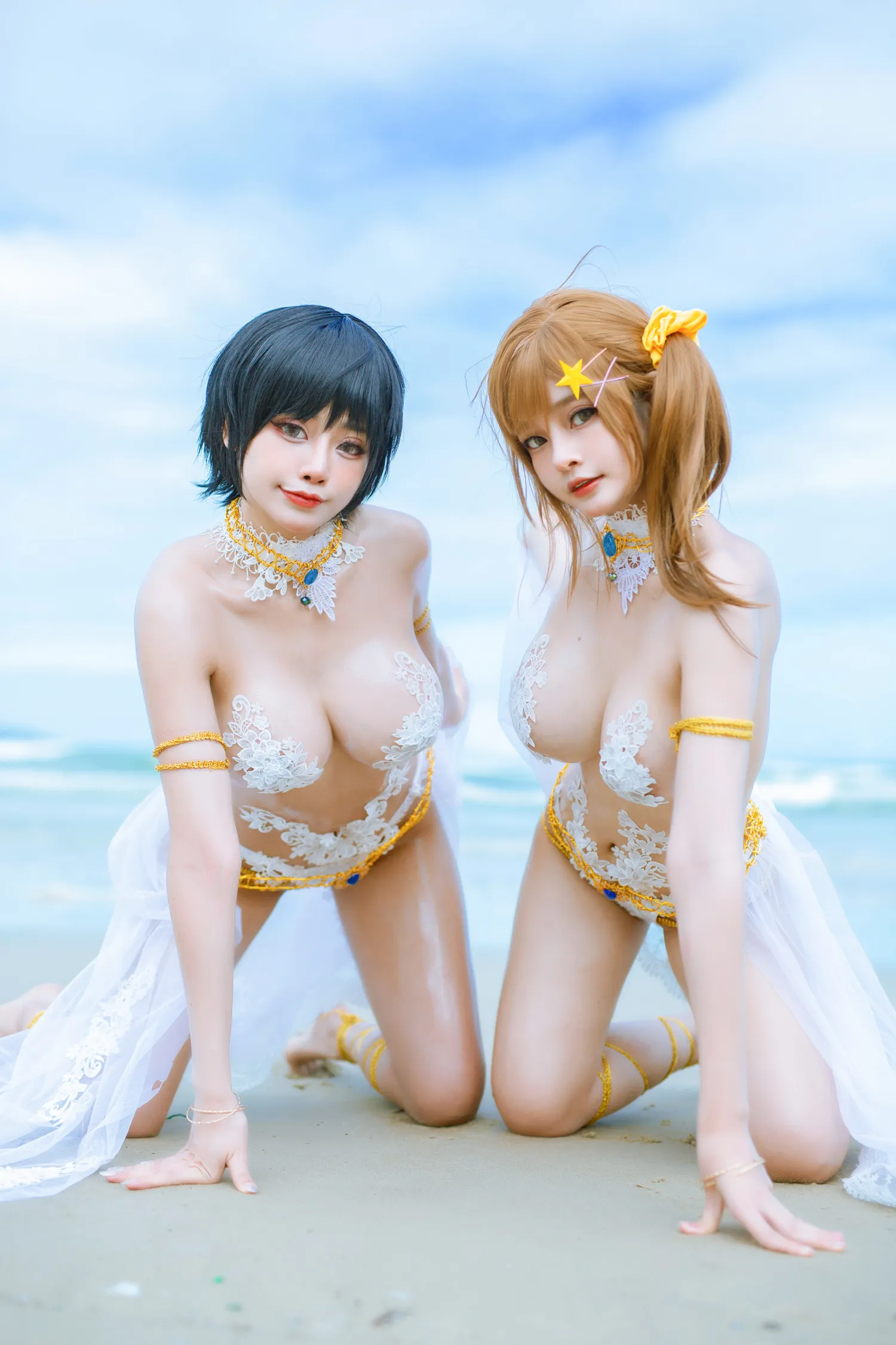 Byoru NO.002 Azami& Misaki x Nagisa with Martini dress NO.0000