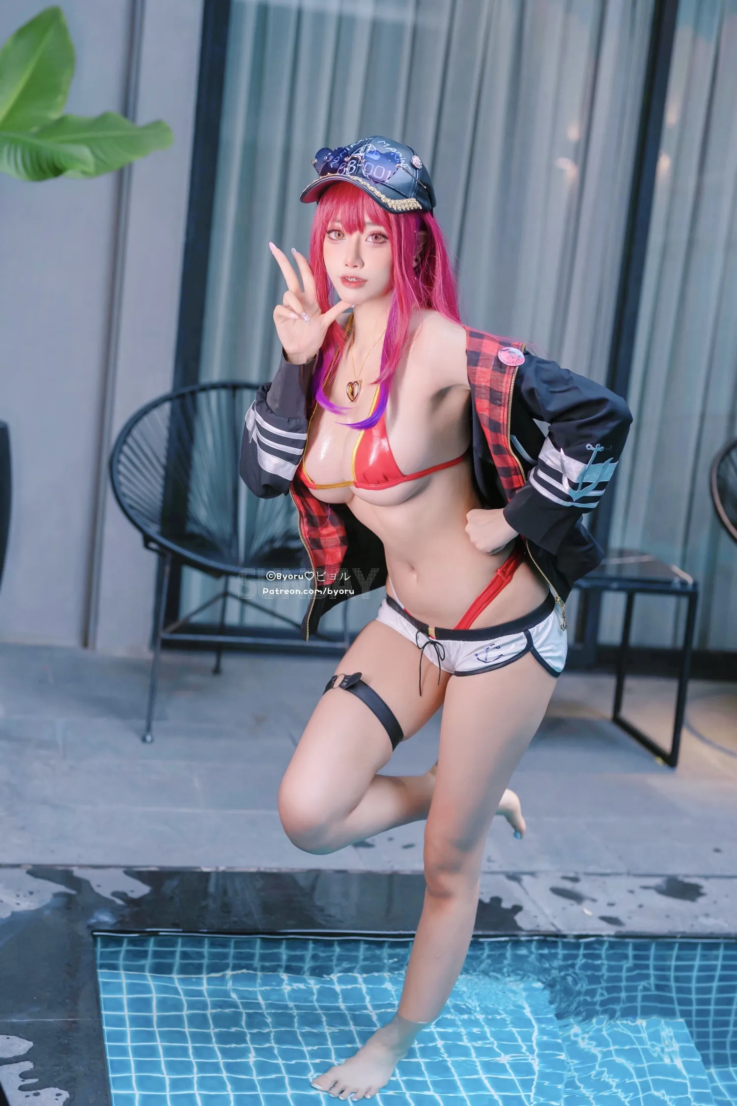 Byoru NO.161 Houshou Marine Bikini Hololive NO.0000