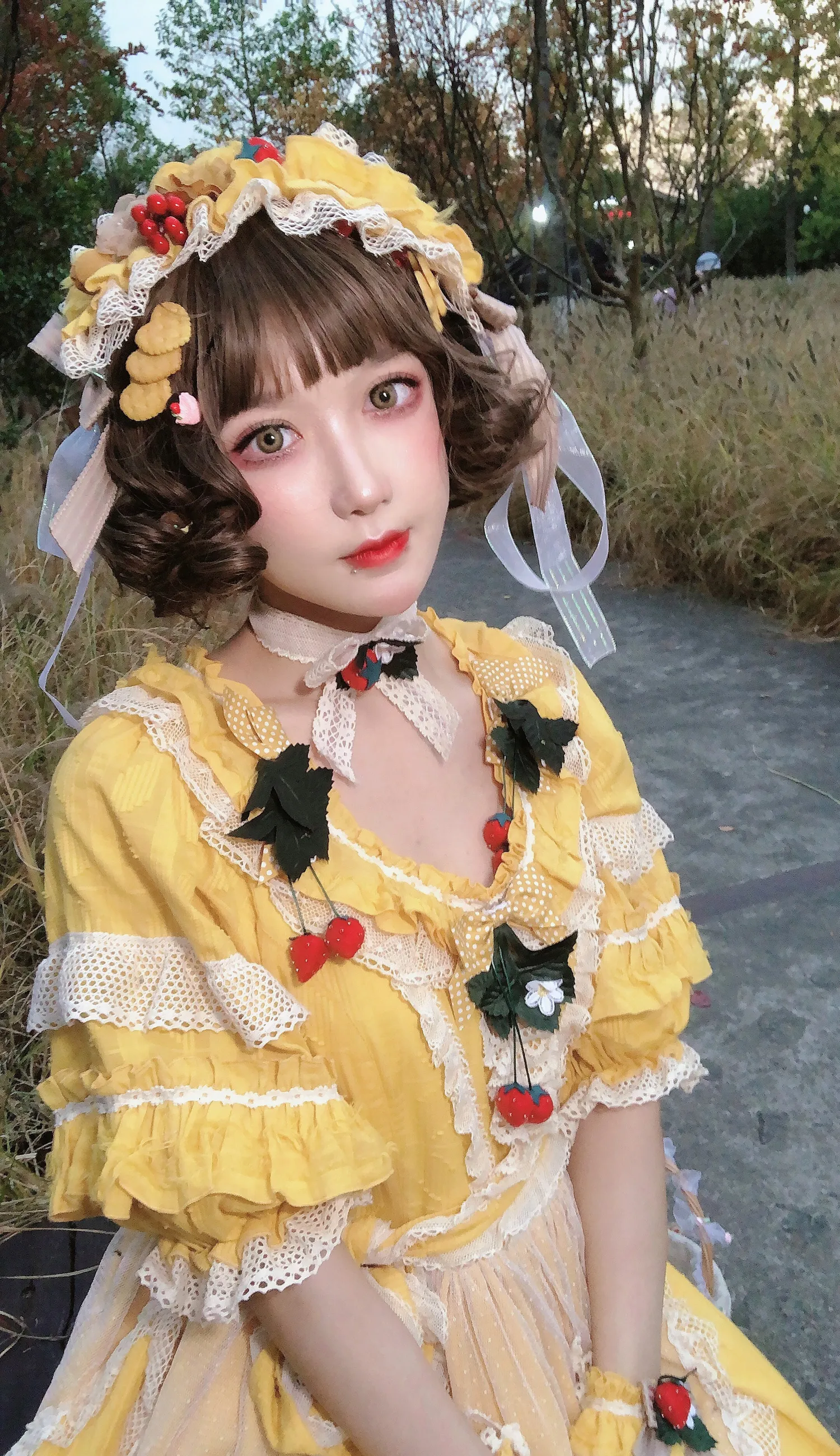 阿包也是兔娘 NO.007 lolita黄裙12P-97MB NO.0000