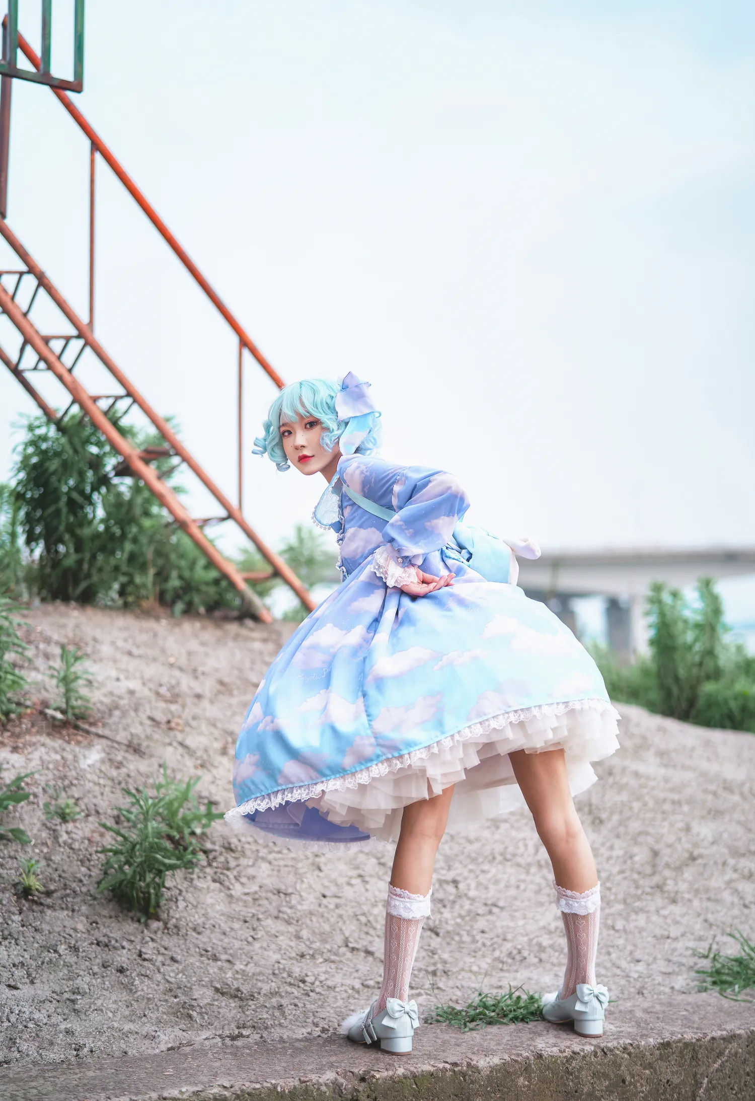 阿包也是兔娘 NO.011 lolita蓝裙 NO.0000