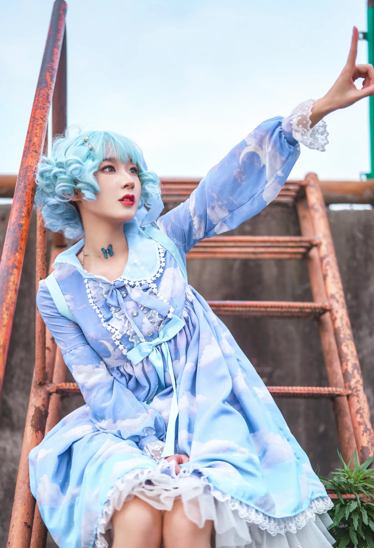 阿包也是兔娘 NO.011 lolita蓝裙 NO.0000