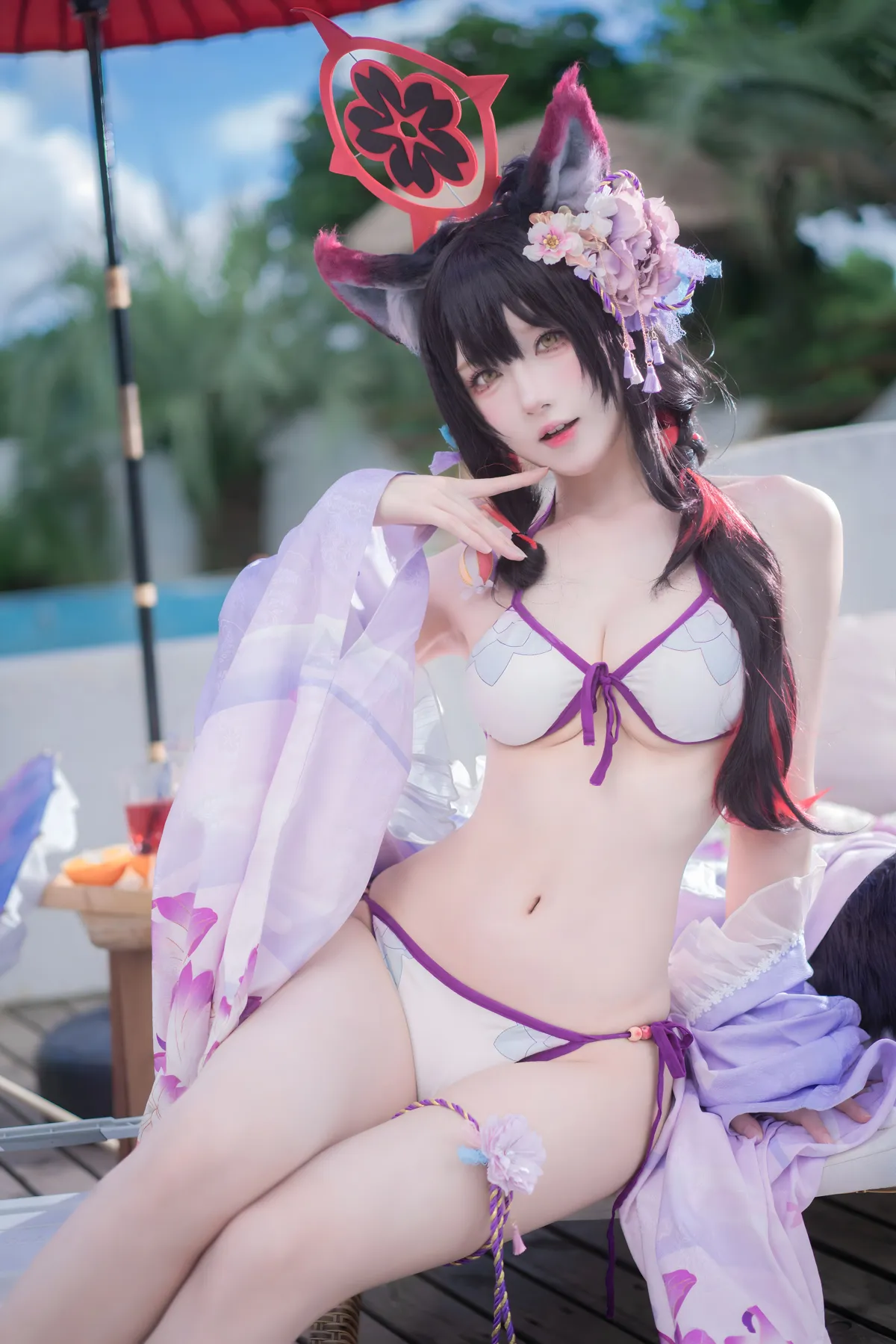 阿包也是兔娘 NO.108 蔚蓝档案 狐坂若藻 水着 NO.0000