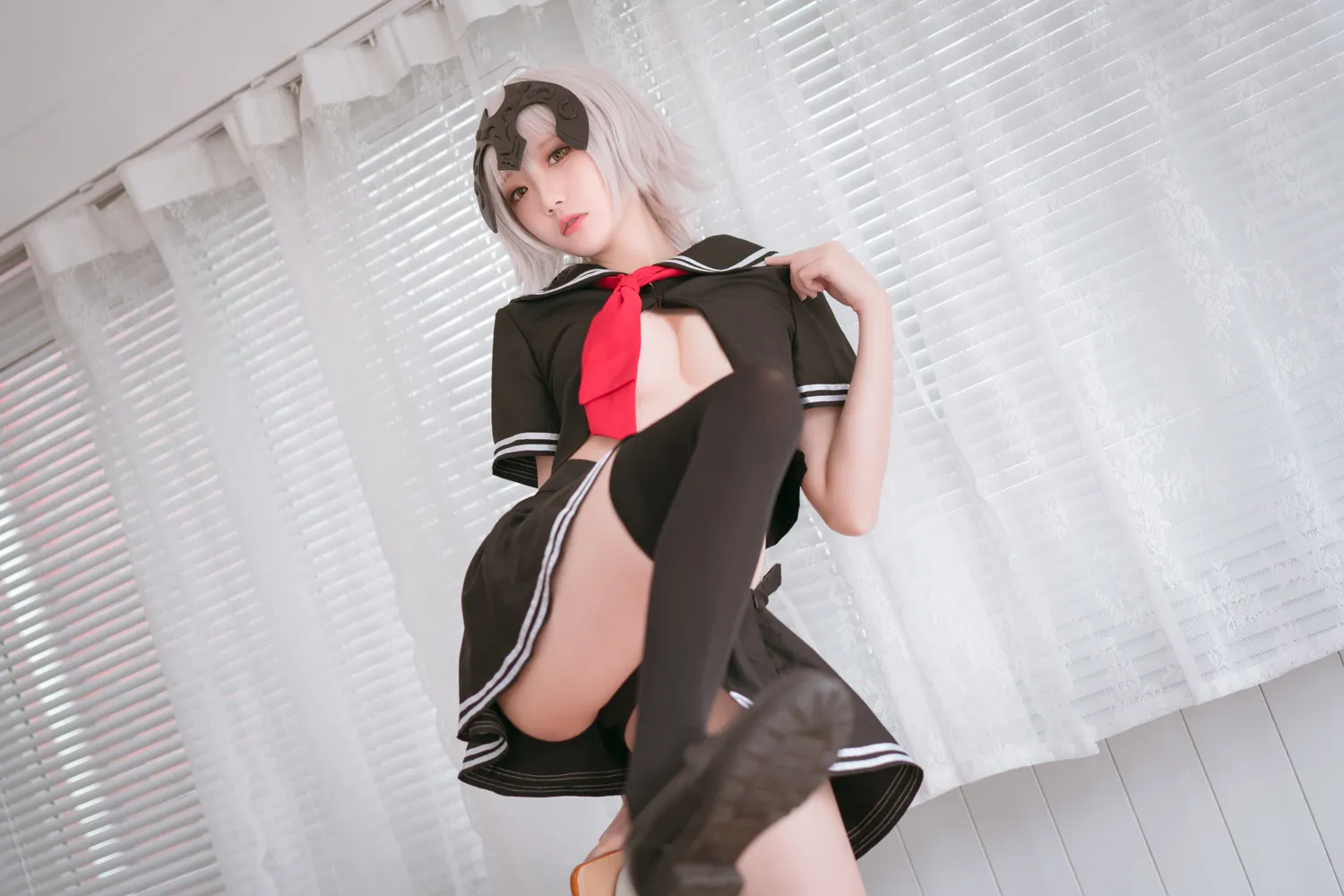 瓜希酱 NO.012 黑贞德 校服 NO.0000