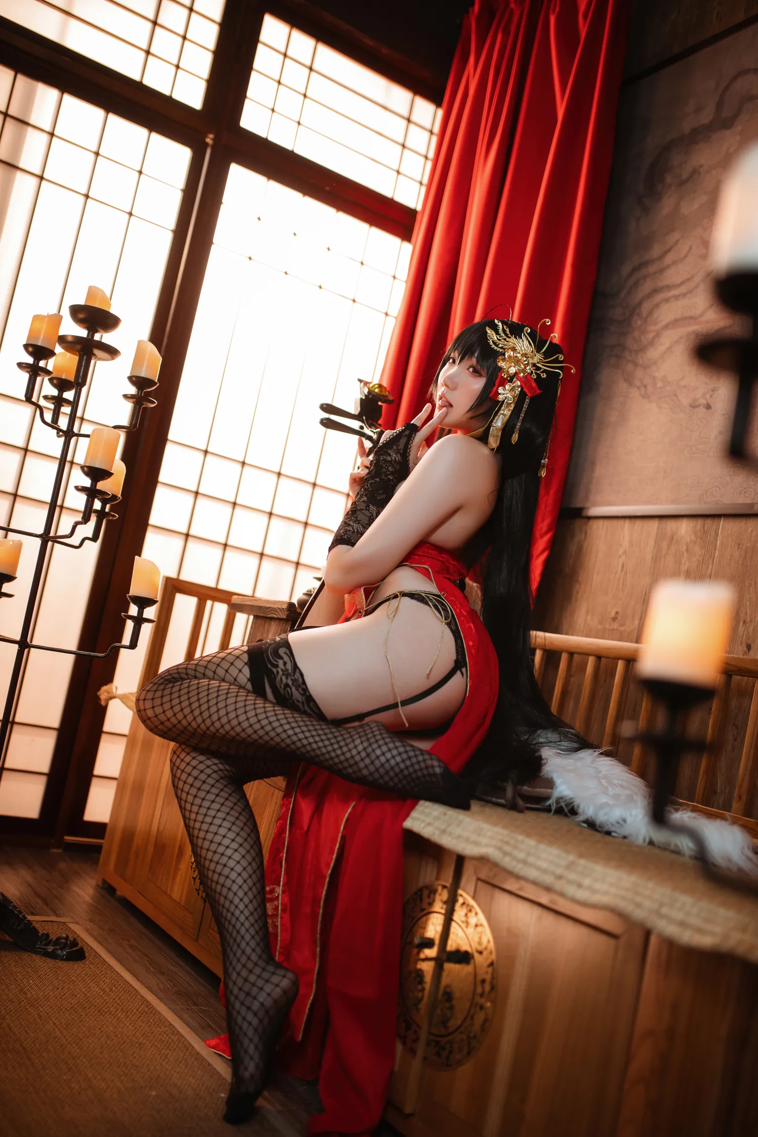 瓜希酱 NO.045 大凤旗袍 NO.0000