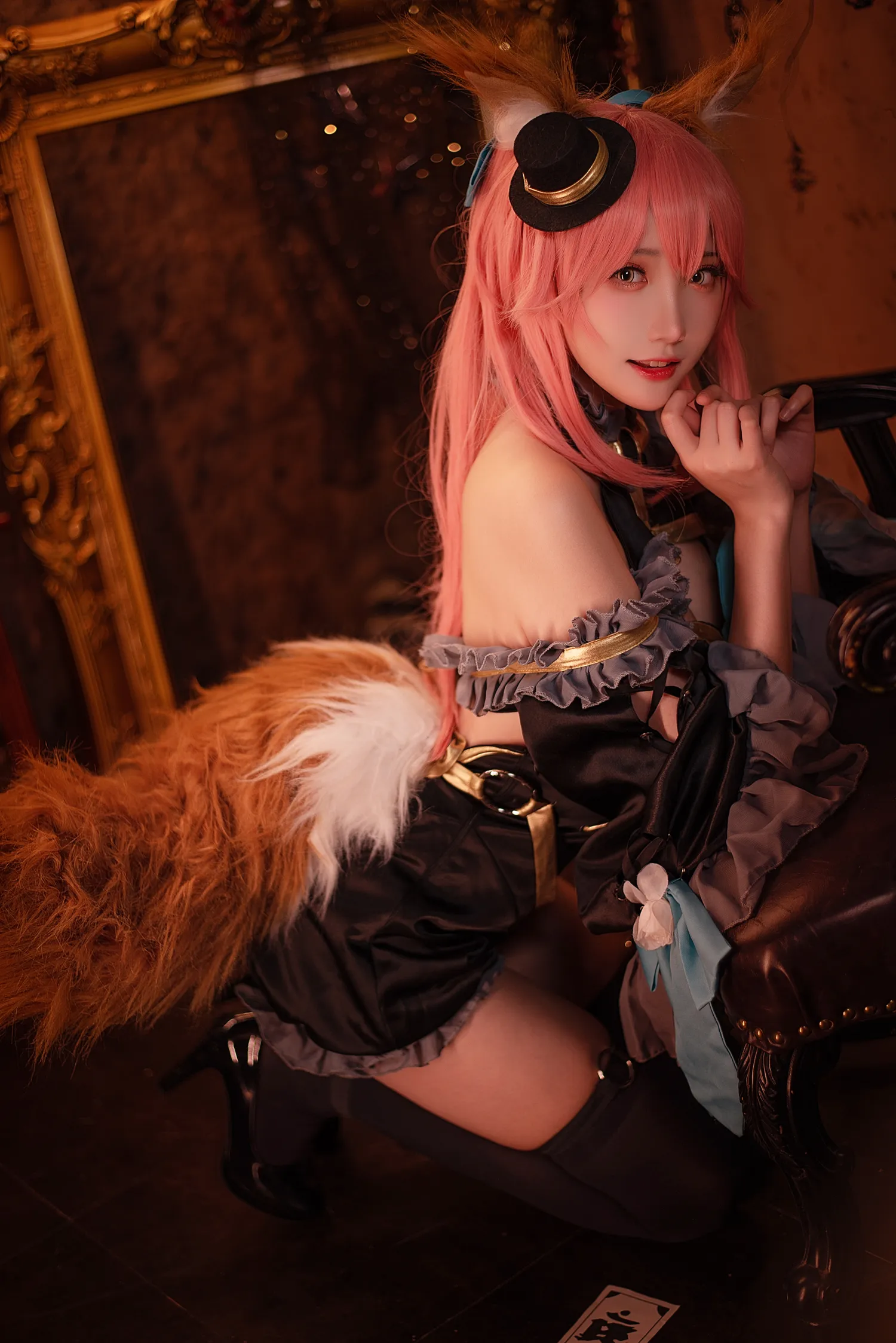 瓜希酱 NO.052 玉藻前 漆黑魔术服 NO.0000
