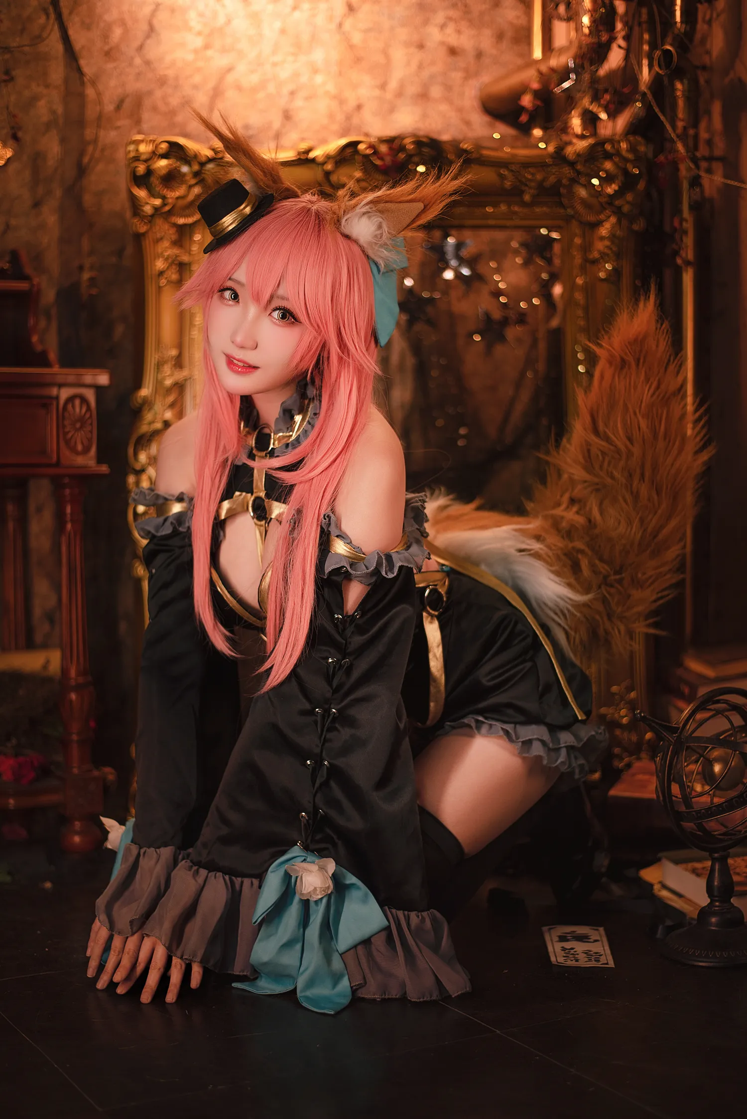 瓜希酱 NO.052 玉藻前 漆黑魔术服 NO.0000