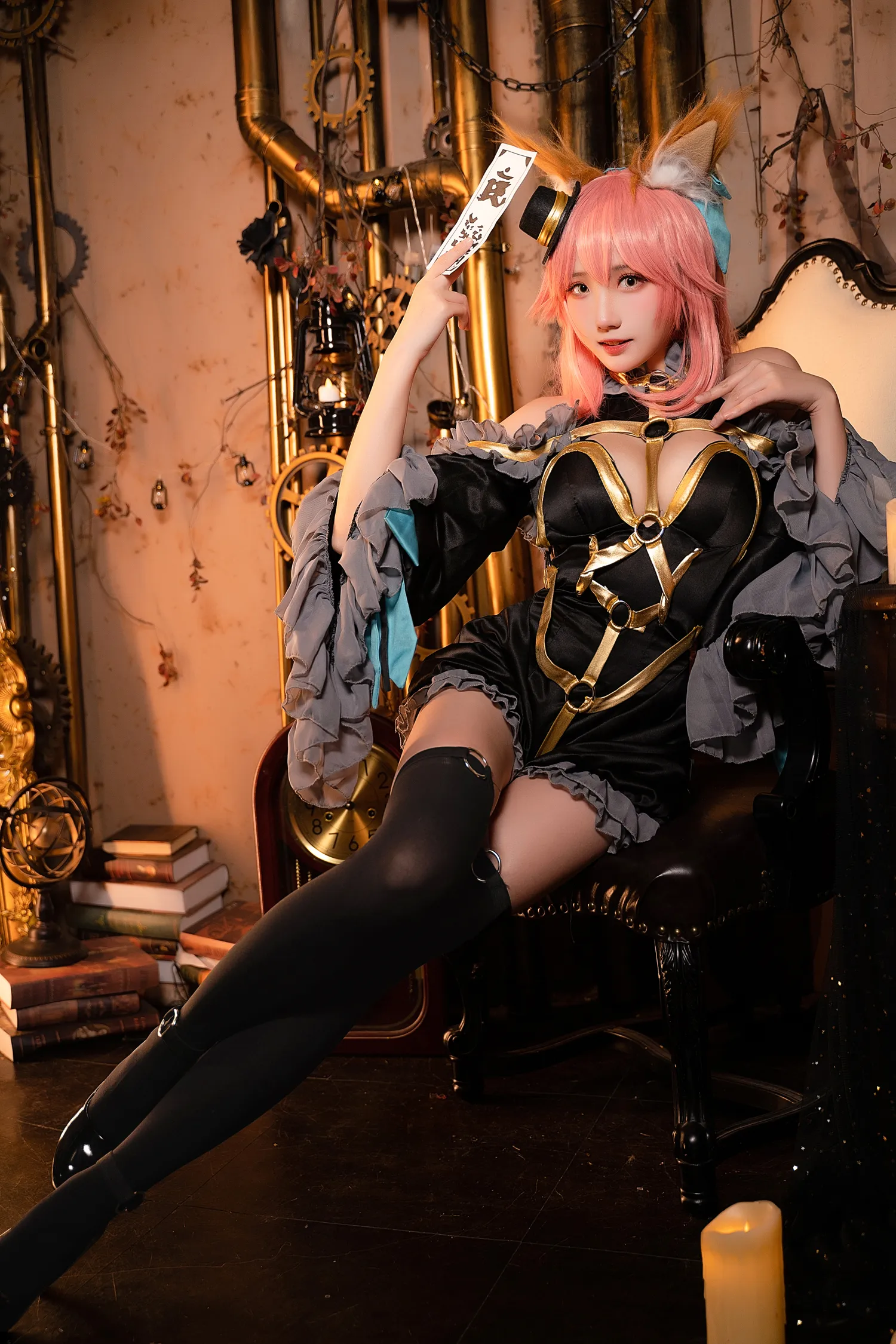 瓜希酱 NO.052 玉藻前 漆黑魔术服 NO.0000