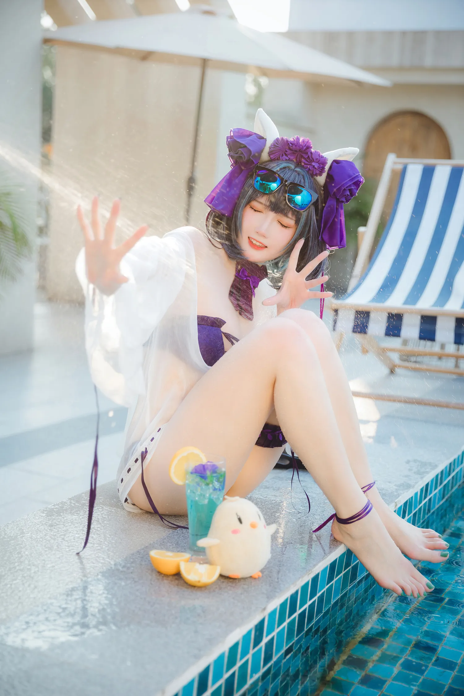 瓜希酱 NO.075 柴郡泳装 NO.0000