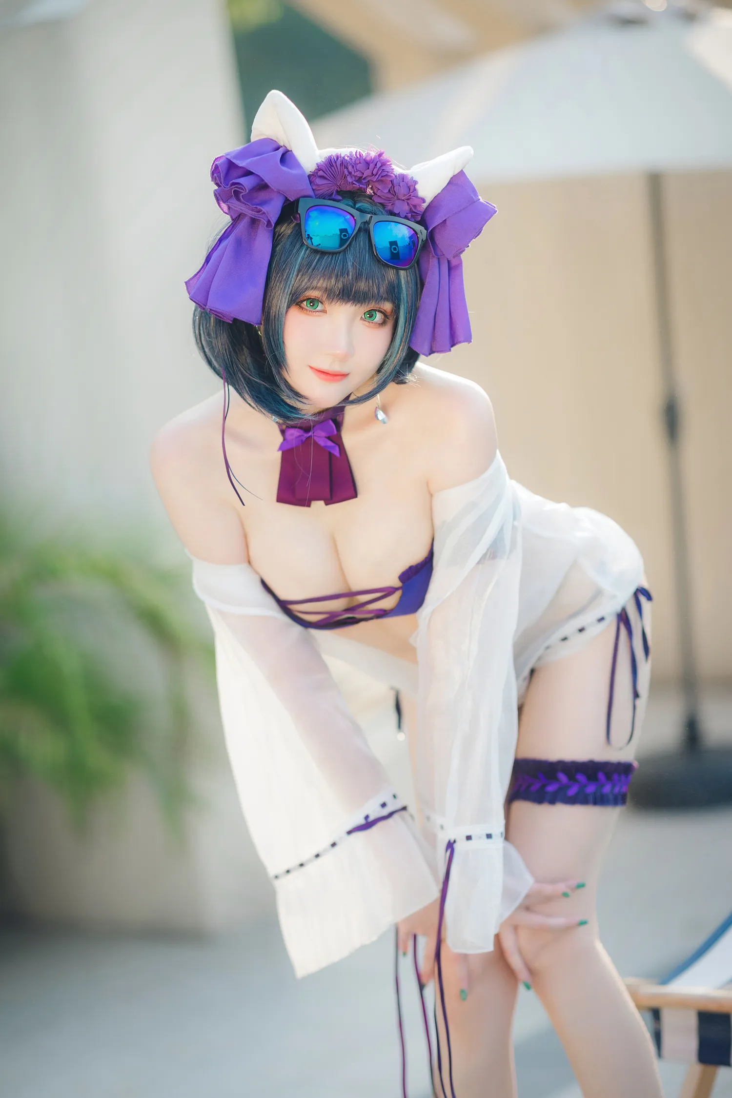 瓜希酱 NO.075 柴郡泳装 NO.0000