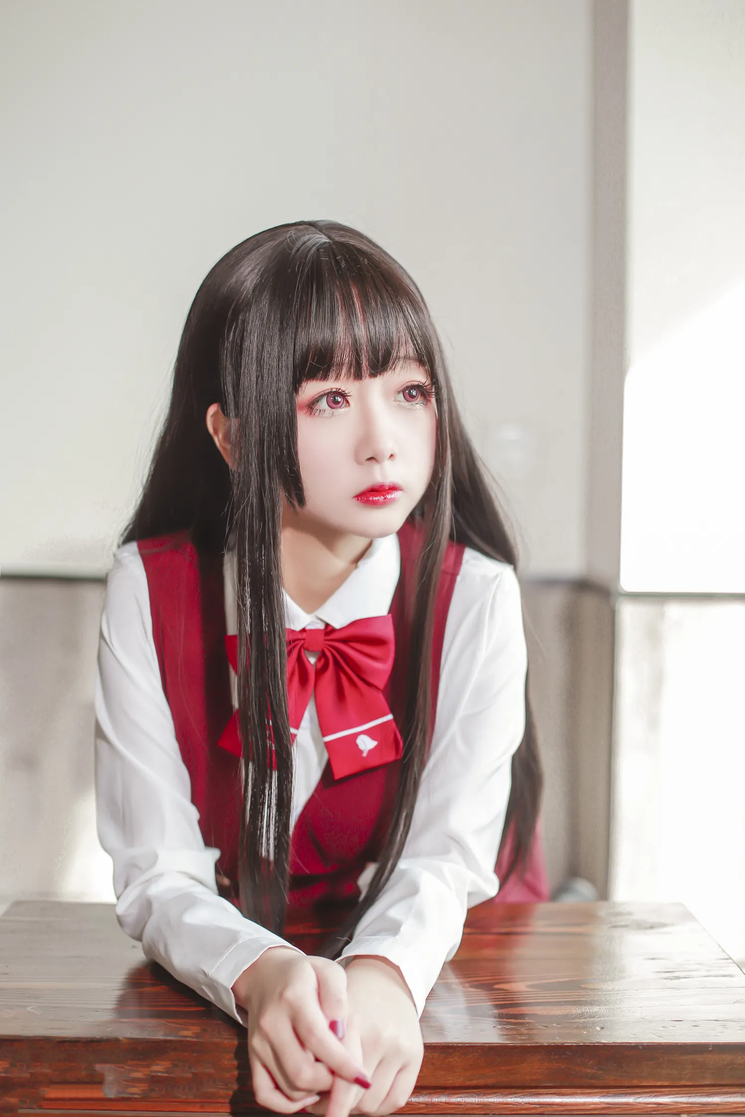 日奈娇 NO.037 JK少女红裙 NO.0000