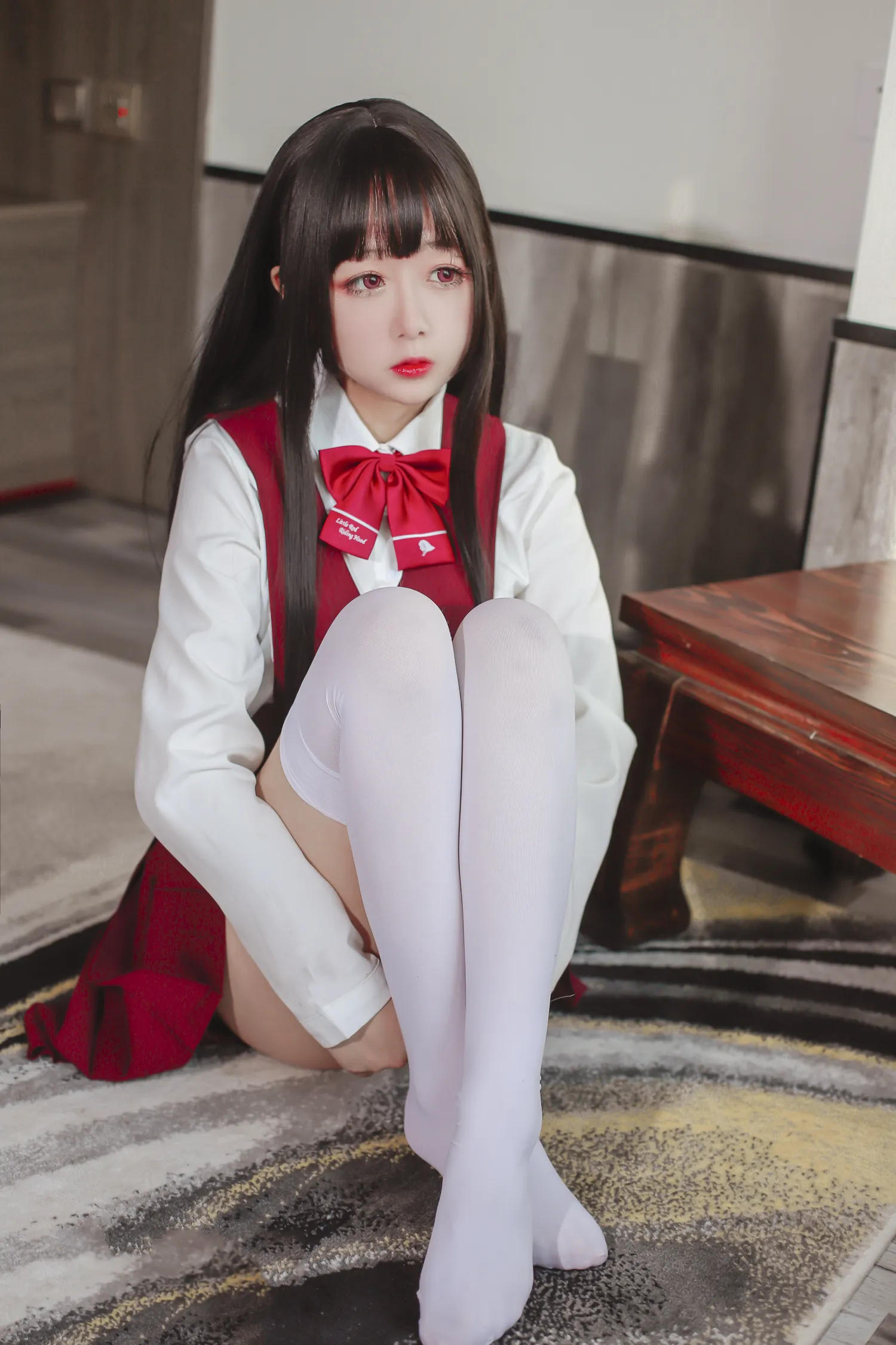 日奈娇 NO.037 JK少女红裙 NO.0000