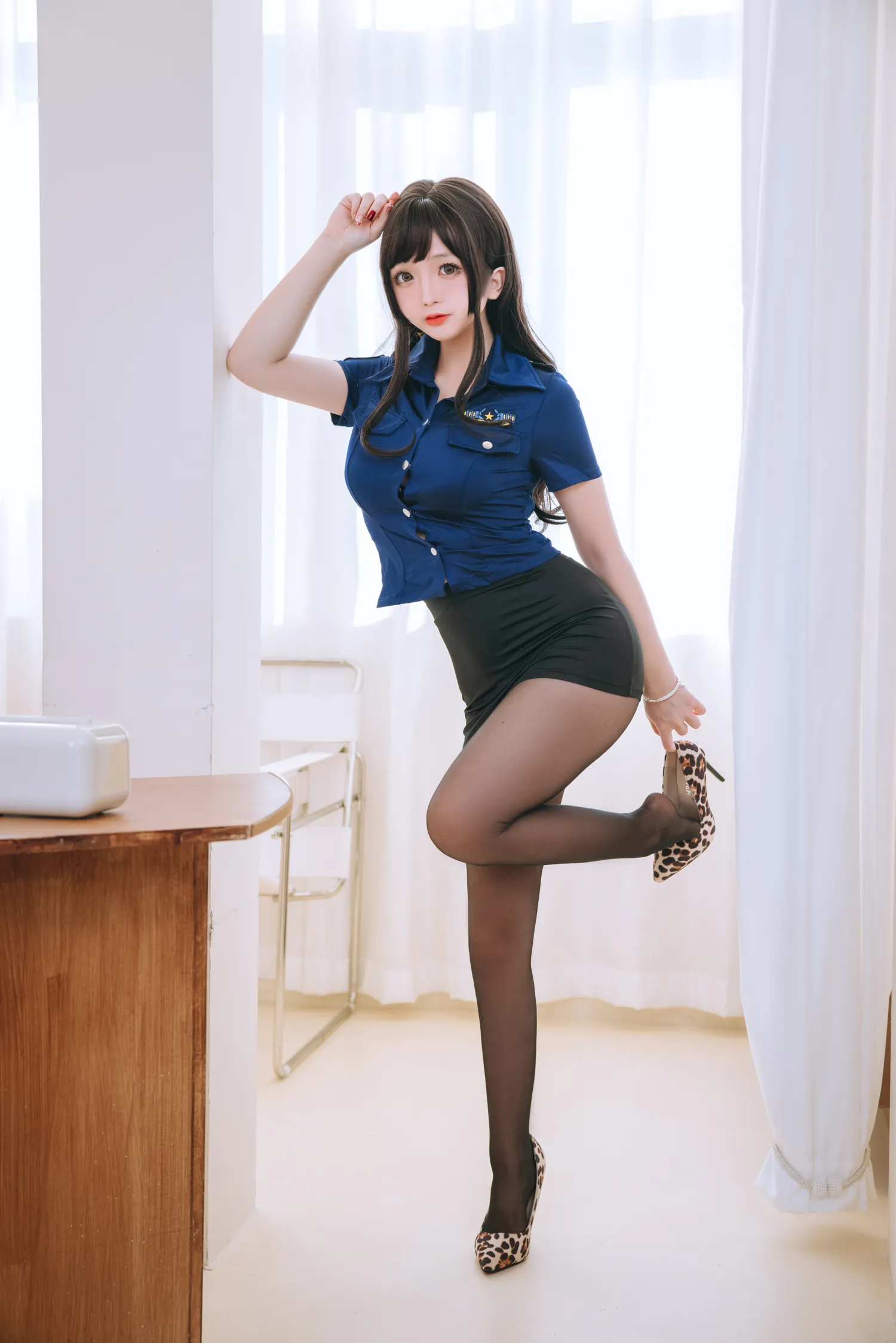 日奈娇 NO.038 豹纹女警 NO.0000