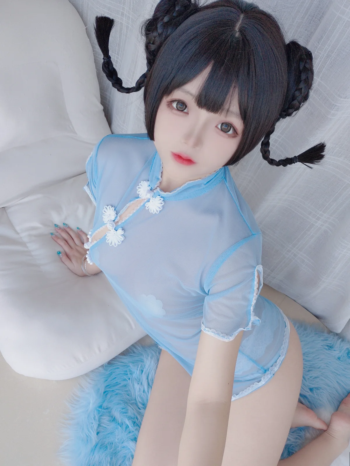 日奈娇 NO.218 旗袍自拍-团子研究社