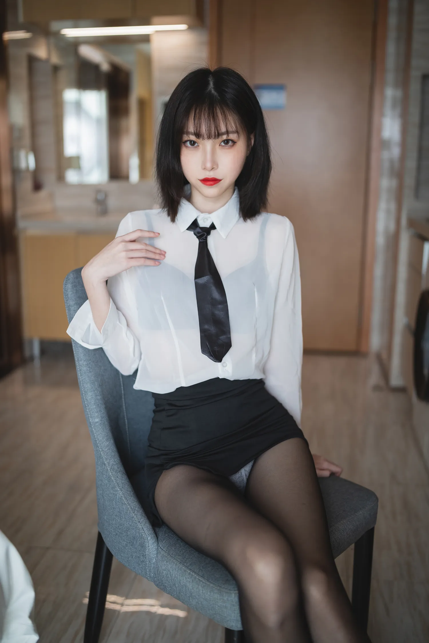 许岚LAN NO.002 OL制服 NO.0000