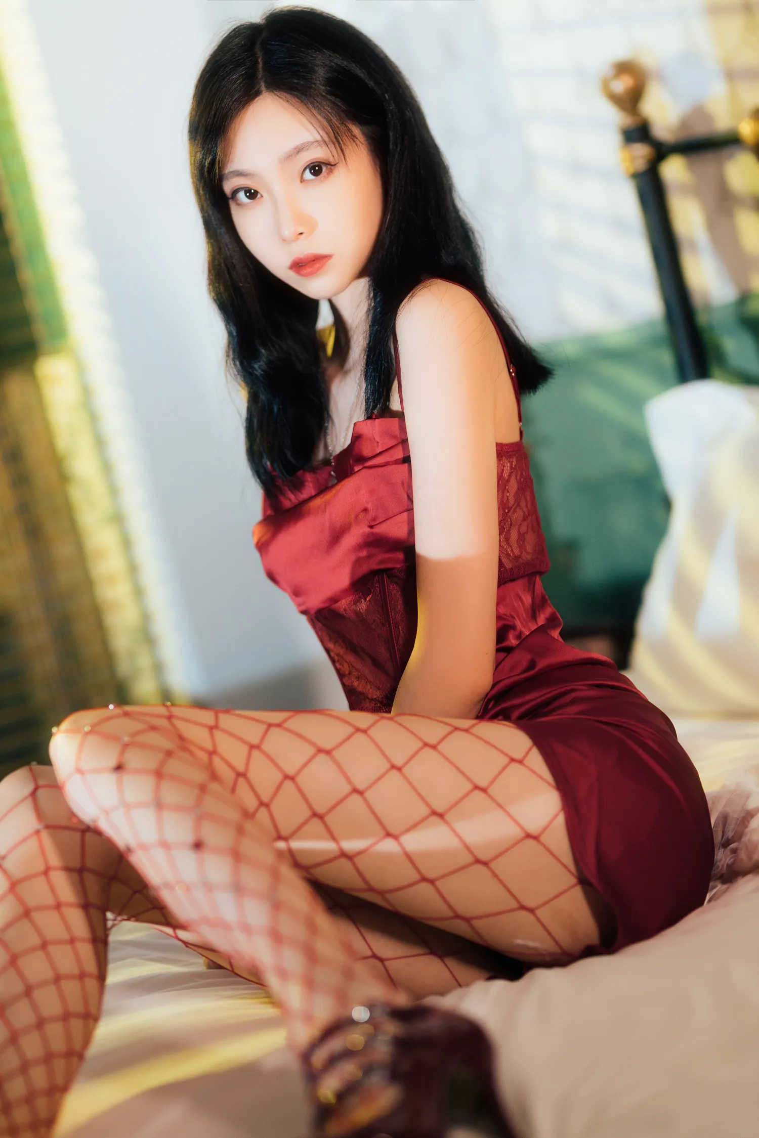 许岚LAN NO.021 网袜红裙 NO.0000