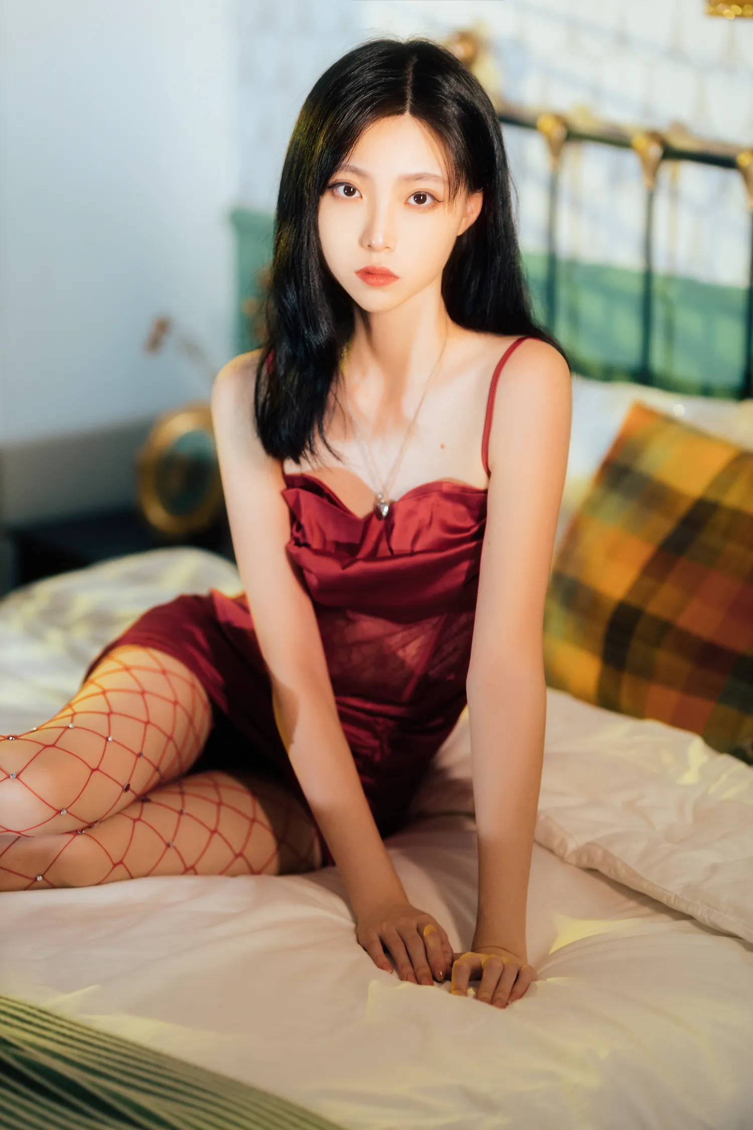 许岚LAN NO.021 网袜红裙 NO.0000