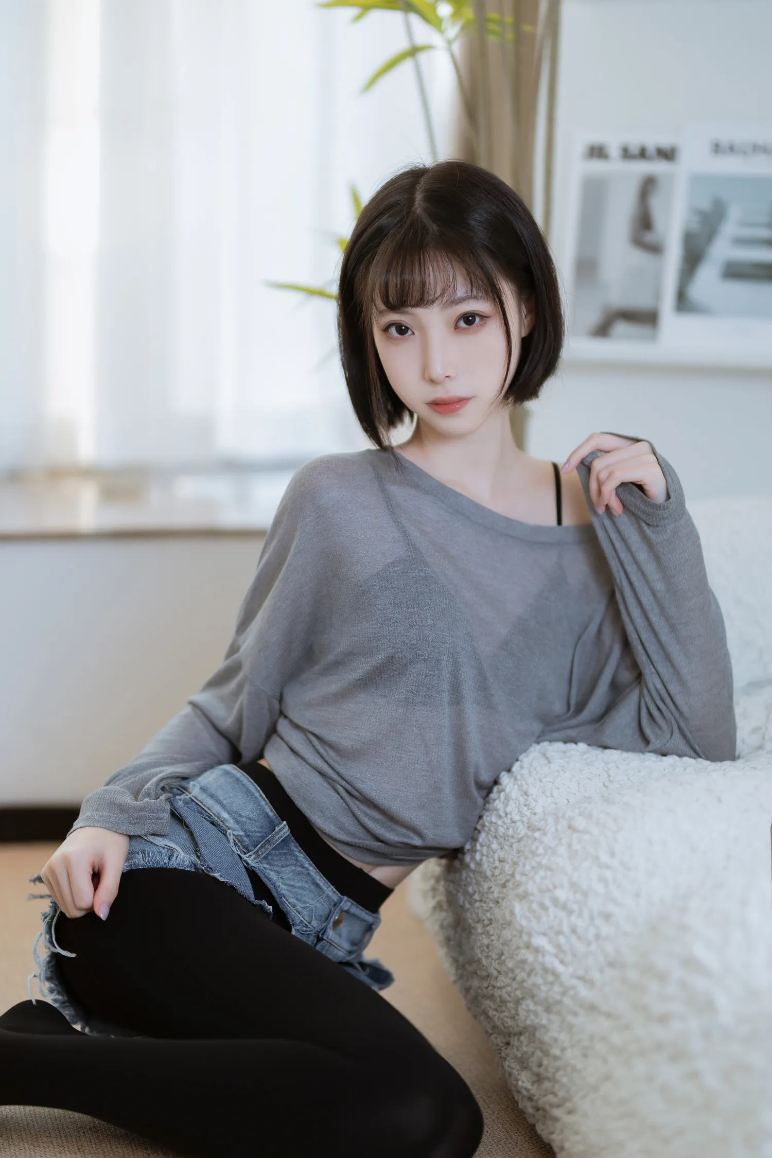 许岚LAN NO.027 半透毛衣 NO.0000