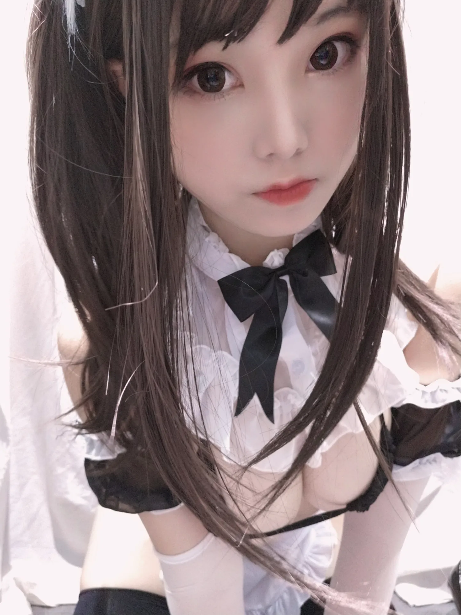 蜜汁猫裘 NO.003 黑白女仆 NO.0000