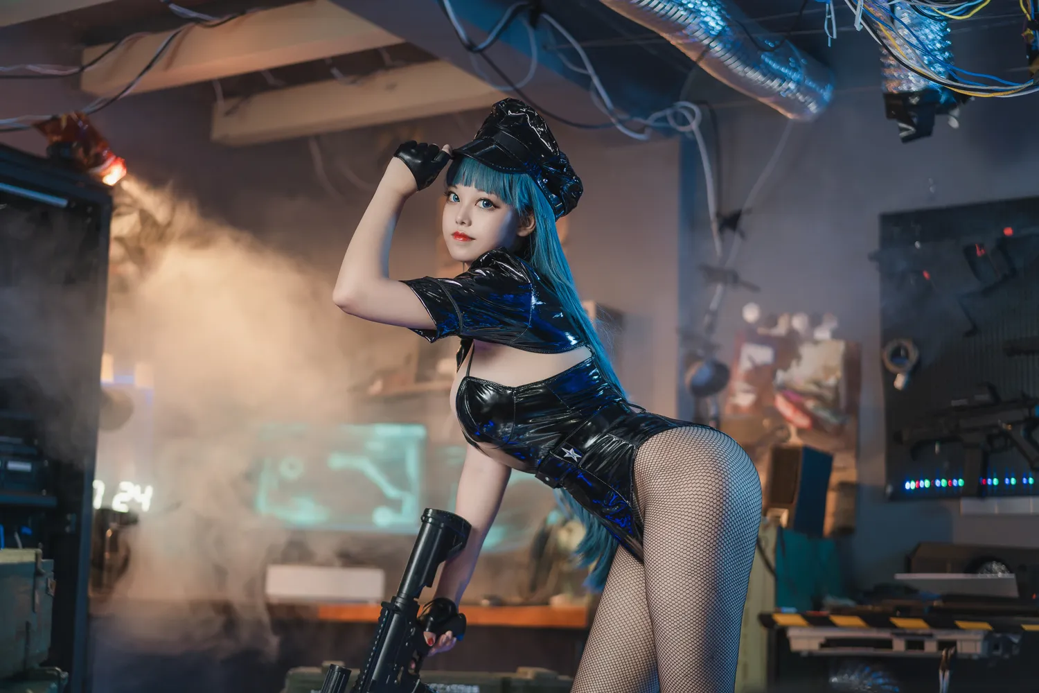 蜜汁猫裘 NO.111 胶衣女警 NO.0000