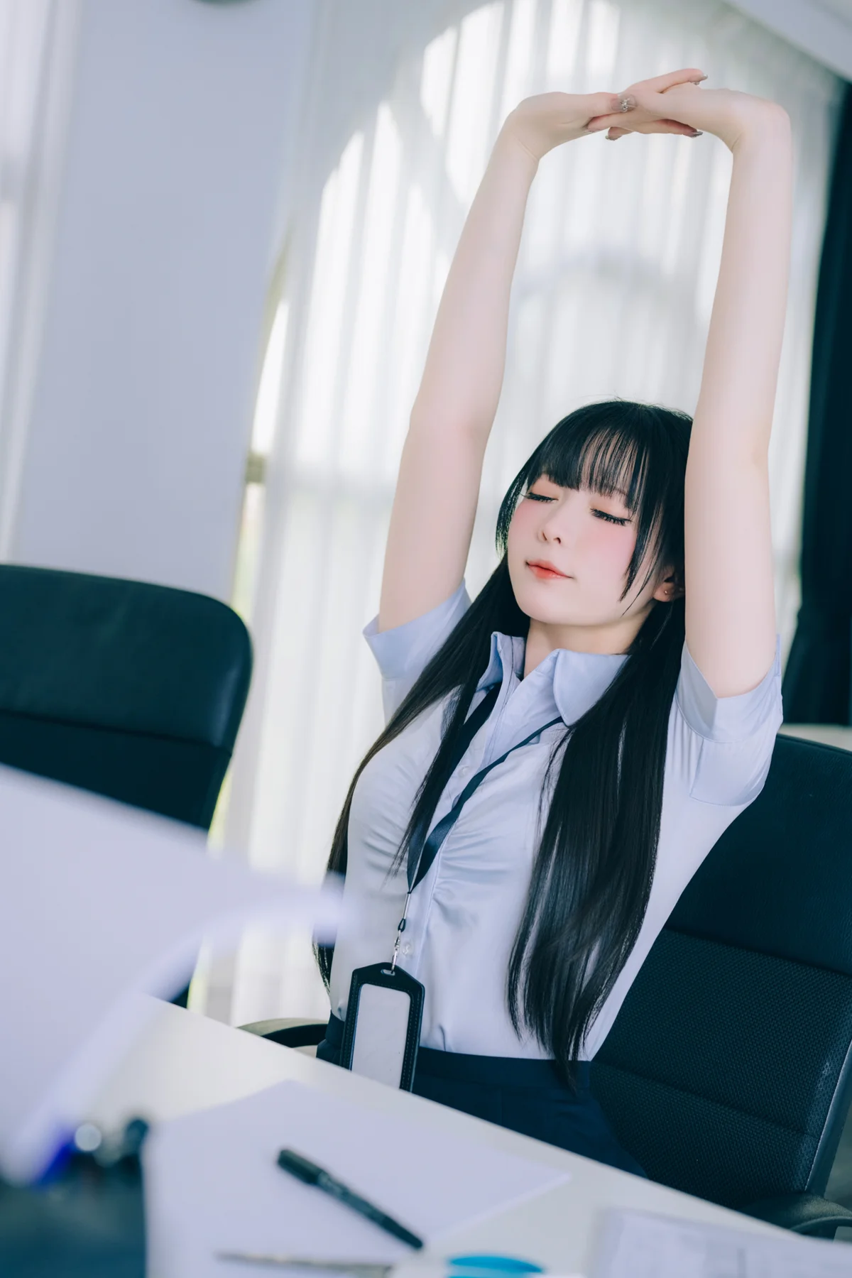 霜月shimo NO.144 DL写真集-Shimo’ Secret Office Vol.02 NO.0000