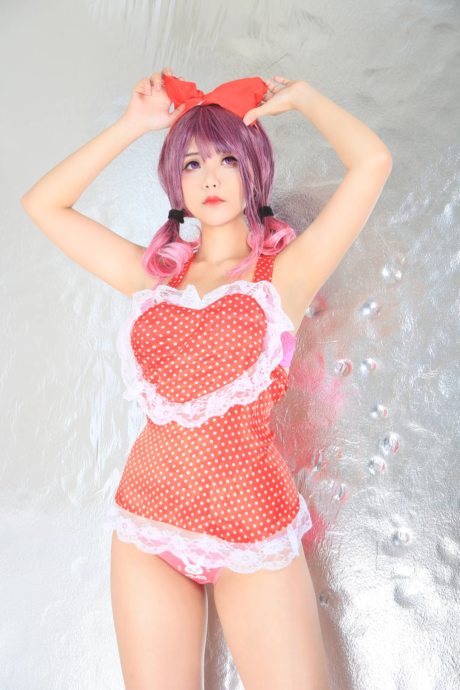 Hana Bunny NO.102 Red Heart Apron NO.0000