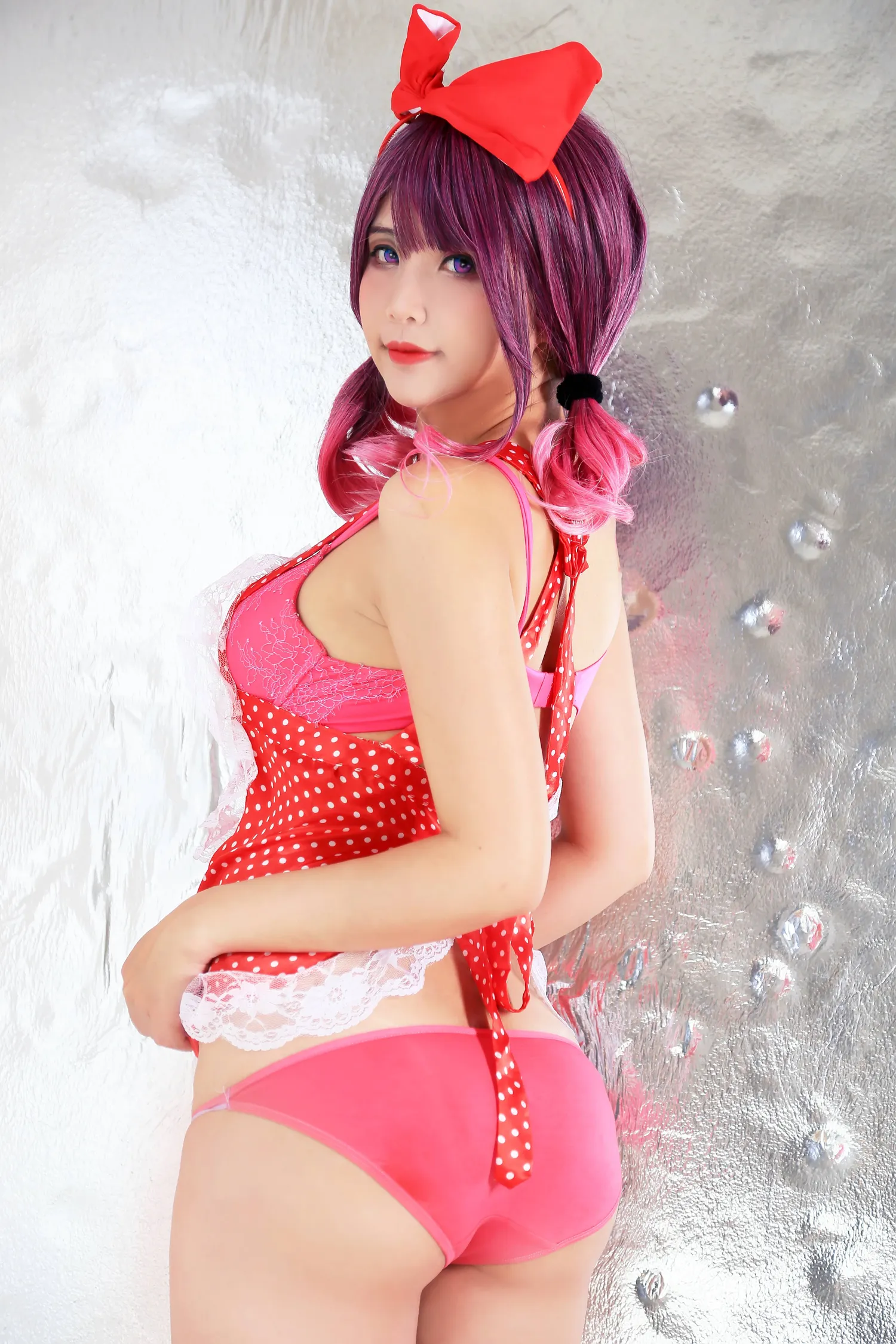 Hana Bunny NO.102 Red Heart Apron NO.0000