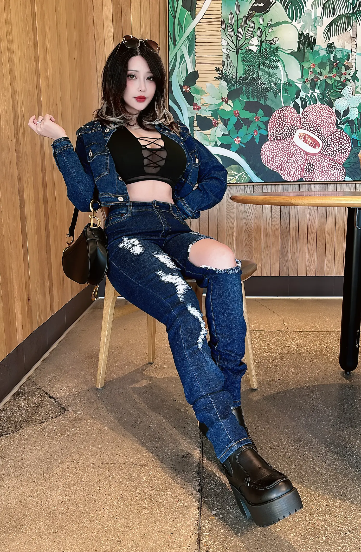 Hana Bunny NO.186 Denim Bunny NO.0000