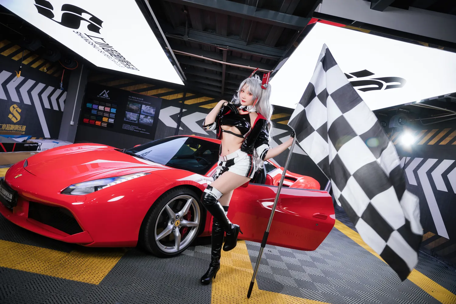Momoko葵葵 NO.035 碧蓝航线 欧根赛车女郎 NO.0000