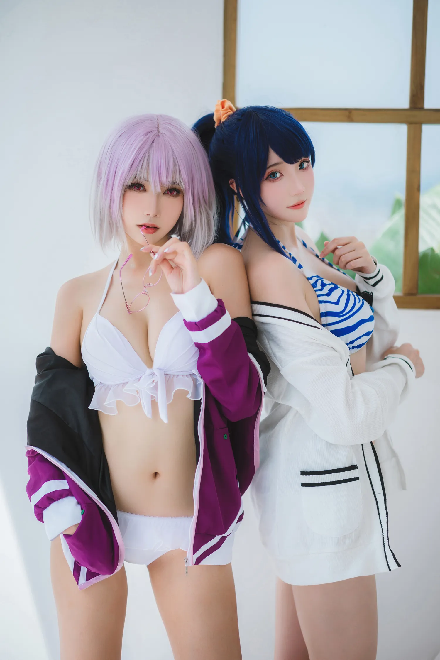 Momoko葵葵 NO.036 宝多六花&新条茜 泳装 NO.0000
